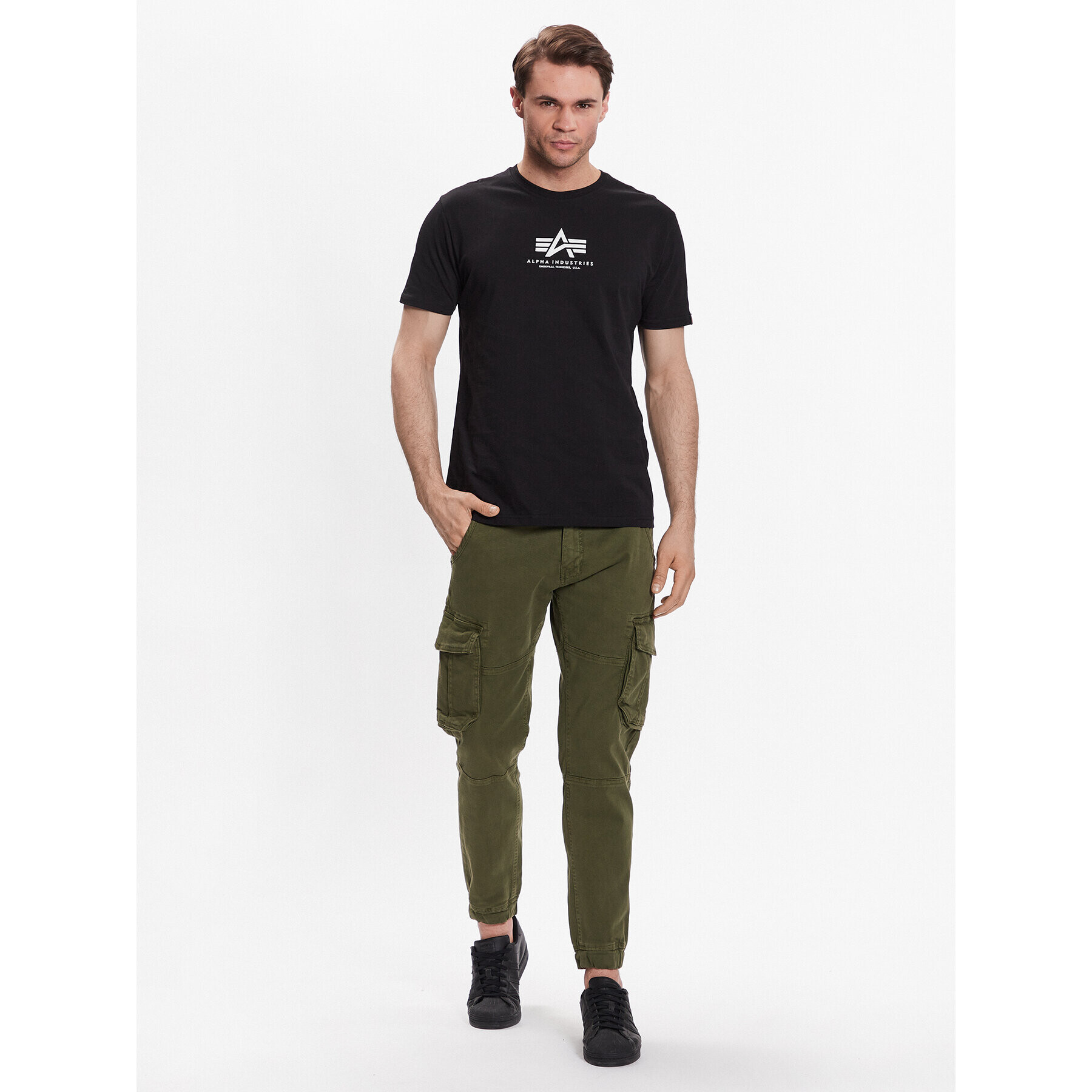 Alpha Industries T-Shirt Basic 118533 Černá Regular Fit - Pepit.cz