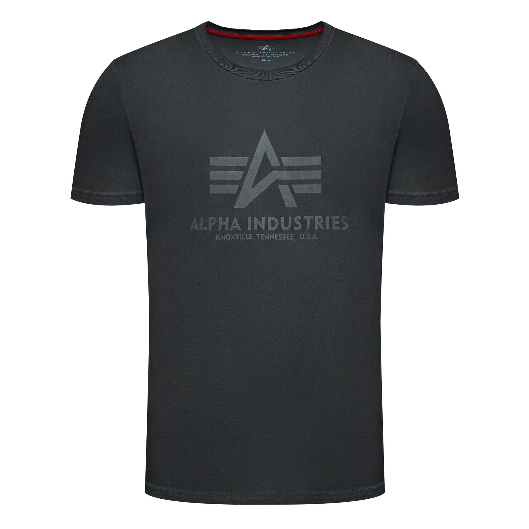 Alpha Industries T-Shirt Basic T Oildye 116515 Černá Regular Fit - Pepit.cz