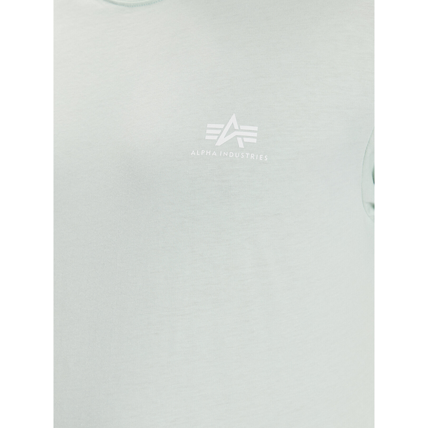 Alpha Industries T-Shirt Basic T Small Logo 188505 Zelená Regular Fit - Pepit.cz