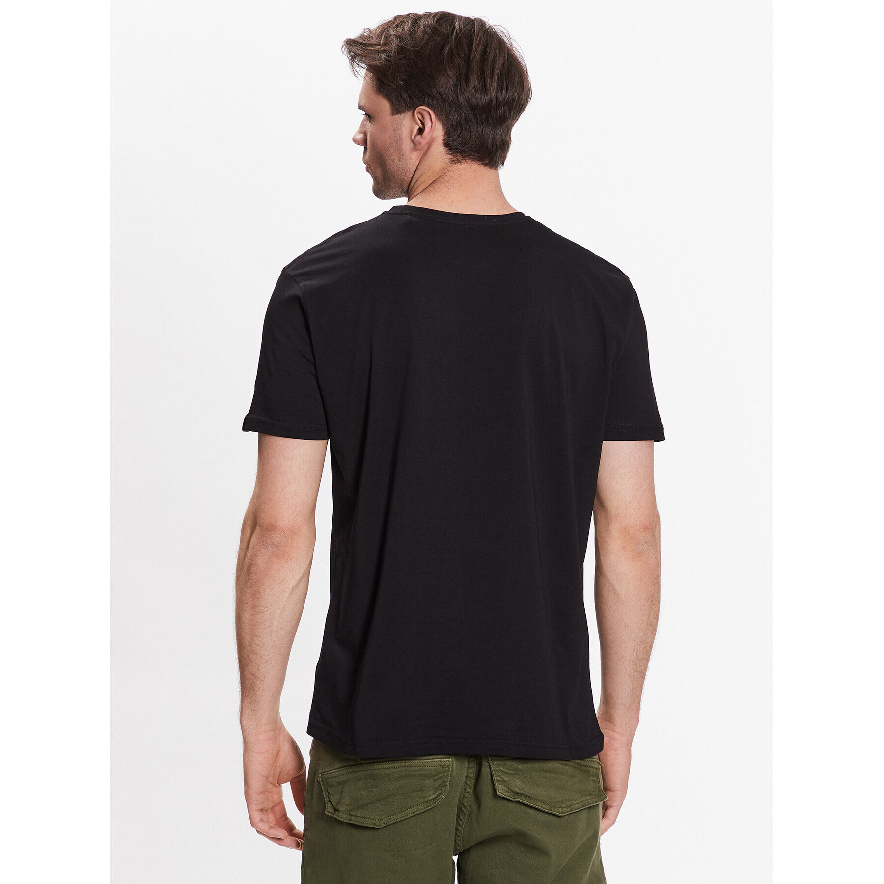 Alpha Industries T-Shirt Block Logo T 126547 Černá Regular Fit - Pepit.cz