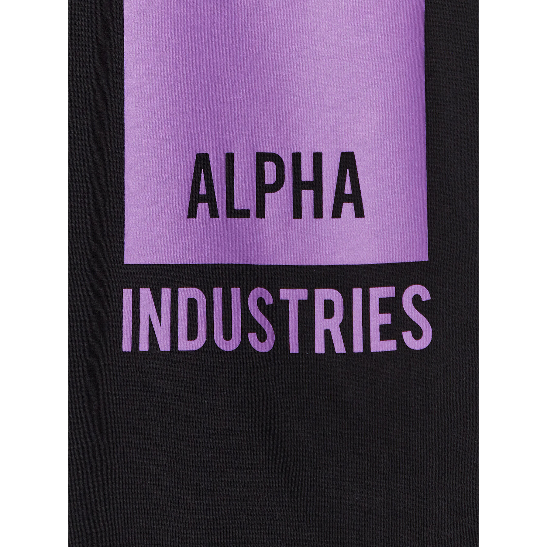 Alpha Industries T-Shirt Block Logo T 126547 Černá Regular Fit - Pepit.cz