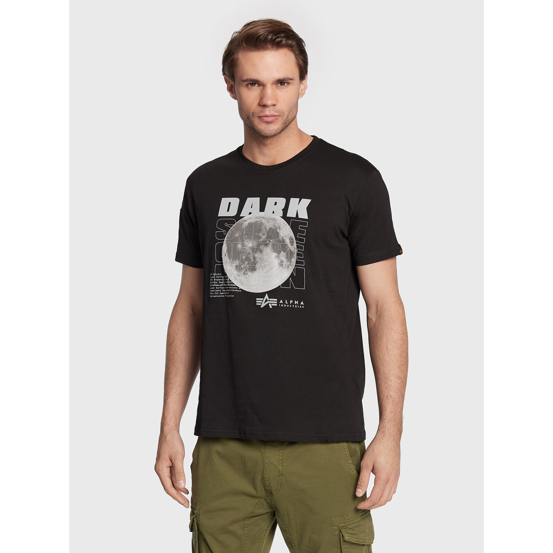 Alpha Industries T-Shirt Dark Side 108510 Černá Regular Fit - Pepit.cz