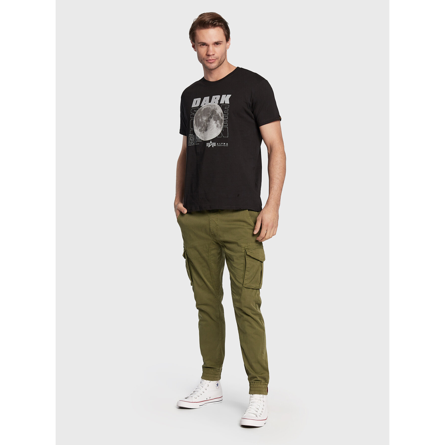 Alpha Industries T-Shirt Dark Side 108510 Černá Regular Fit - Pepit.cz