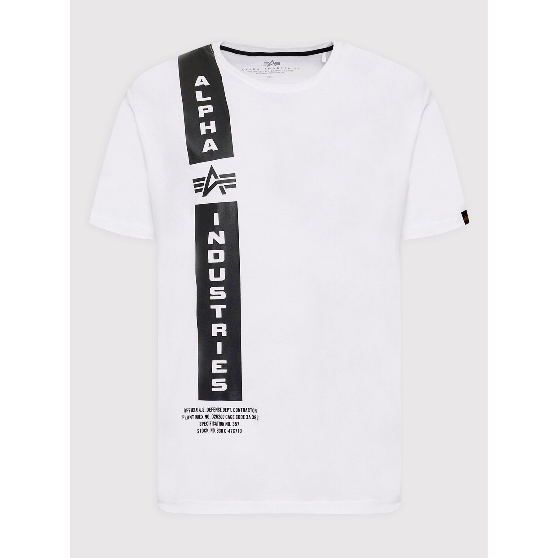 Alpha Industries T-Shirt Defense 198512 Bílá Regular Fit - Pepit.cz