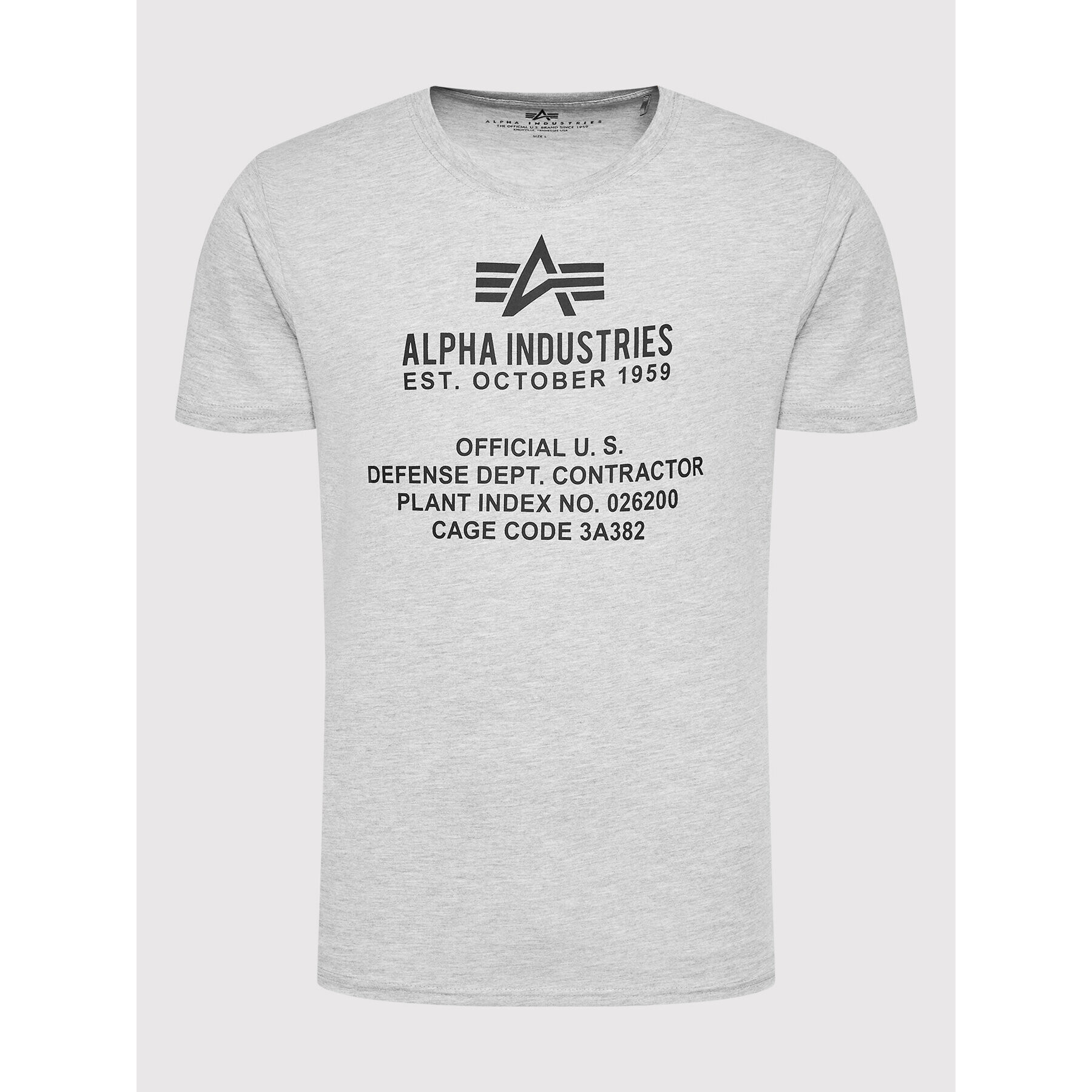 Alpha Industries T-Shirt Fundumental 118509 Šedá Regular Fit - Pepit.cz