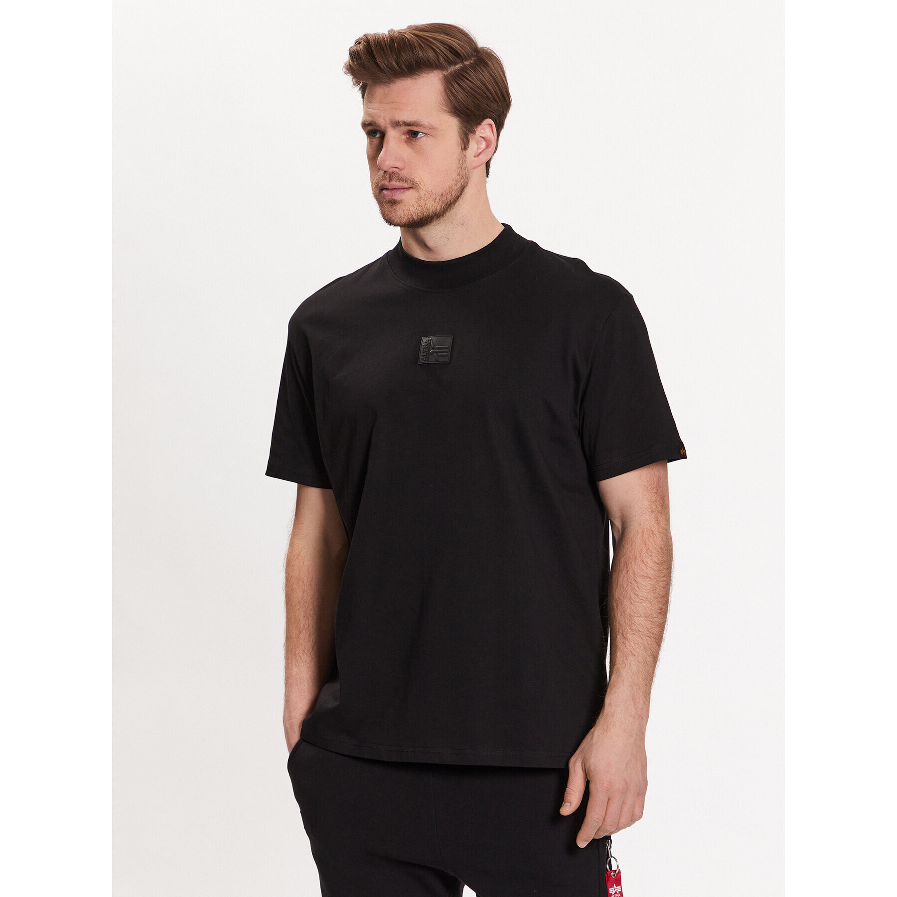 Alpha Industries T-Shirt Label T HC 136511 Černá Oversize - Pepit.cz