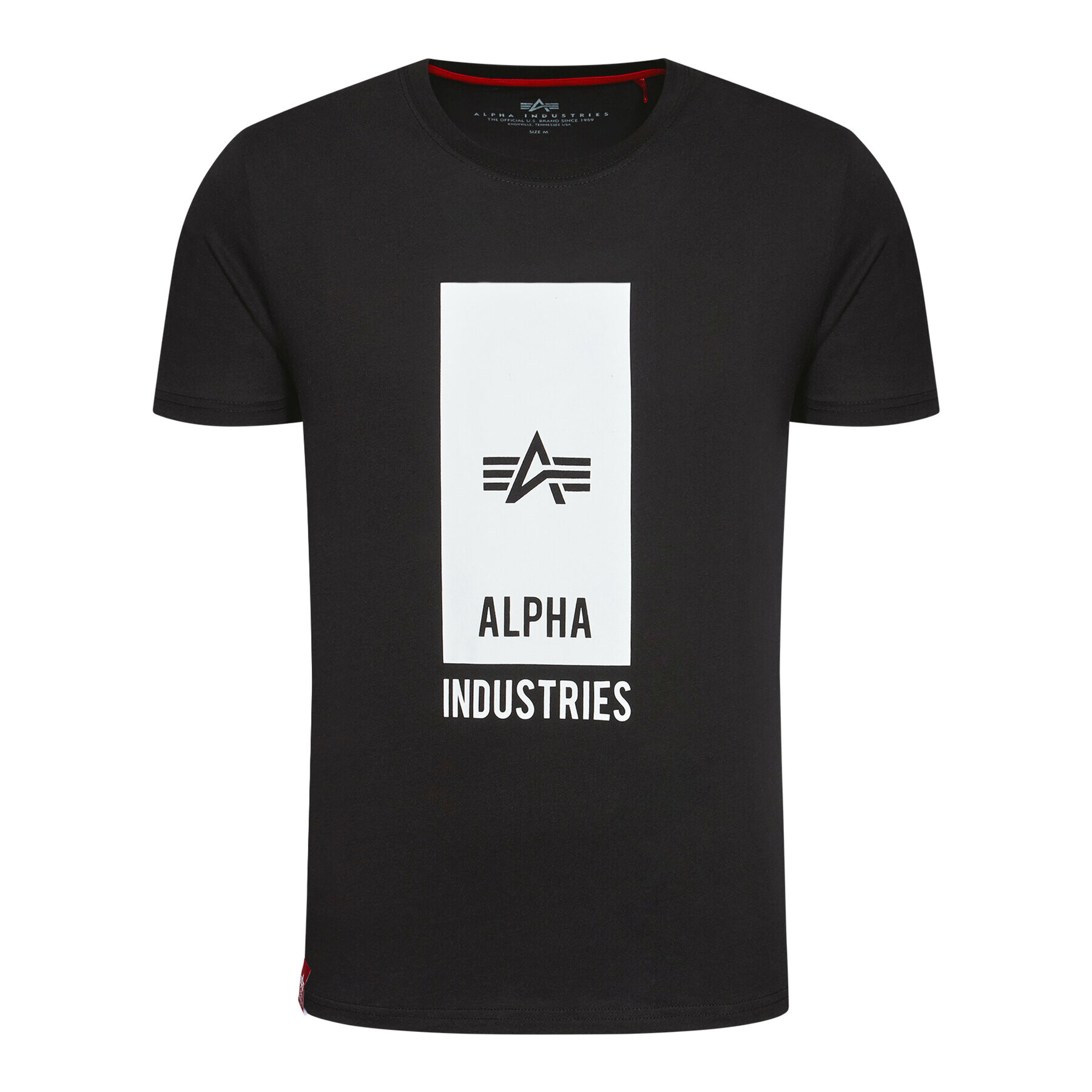 Alpha Industries T-Shirt Logo 126547 Černá Regular Fit - Pepit.cz