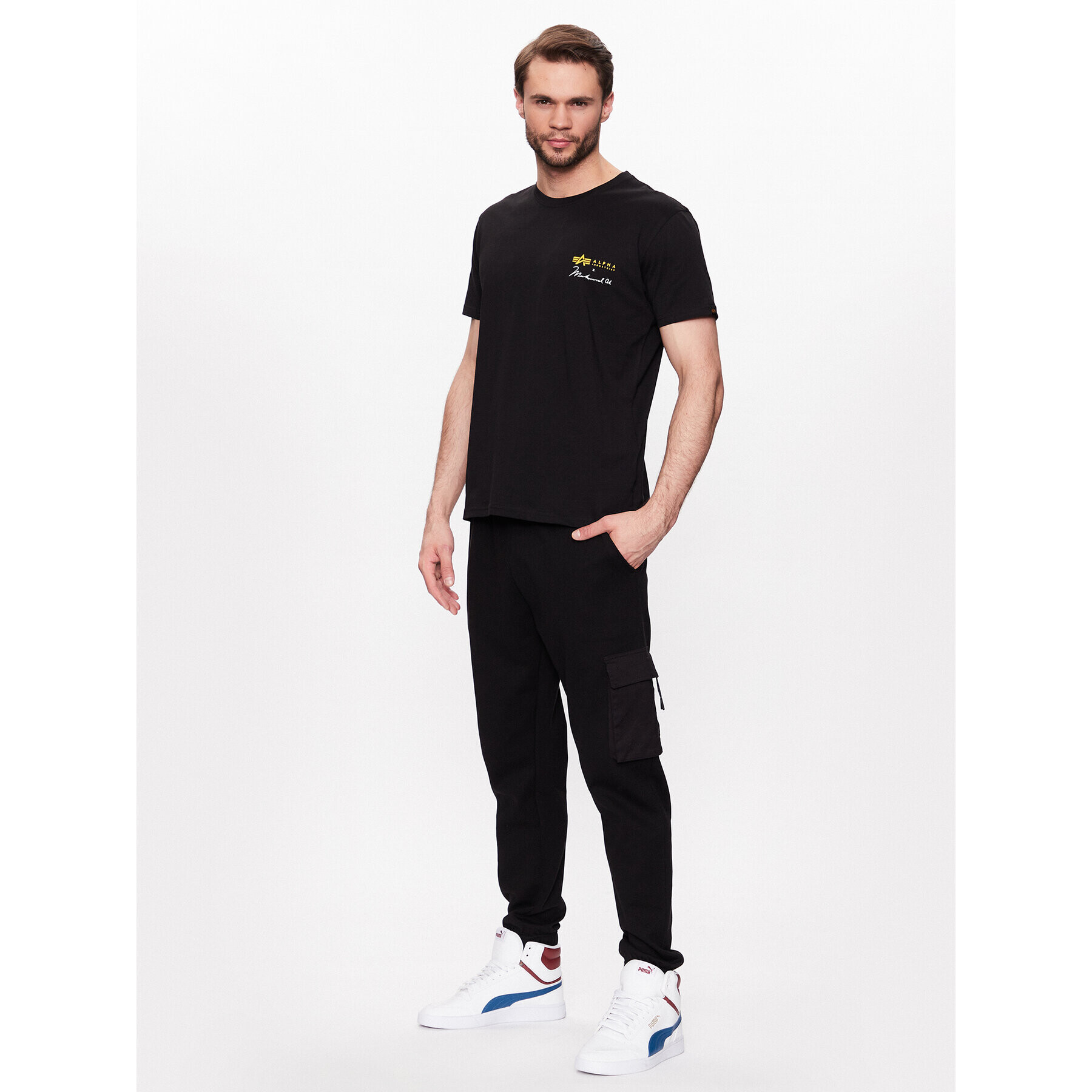 Alpha Industries T-Shirt Muhammad Ali 136517 Černá Regular Fit - Pepit.cz