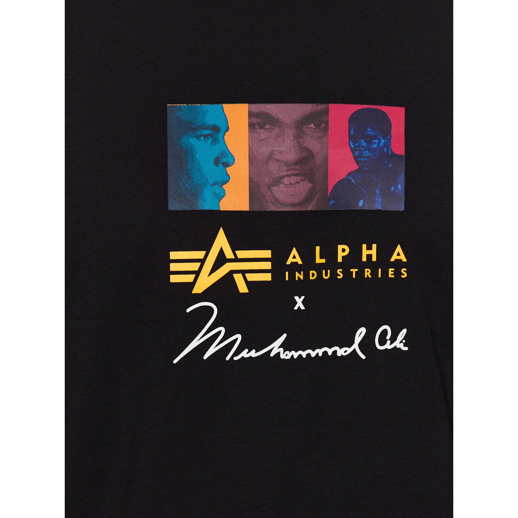 Alpha Industries T-Shirt Muhammad Ali Pop Art 136518 Černá Regular Fit - Pepit.cz