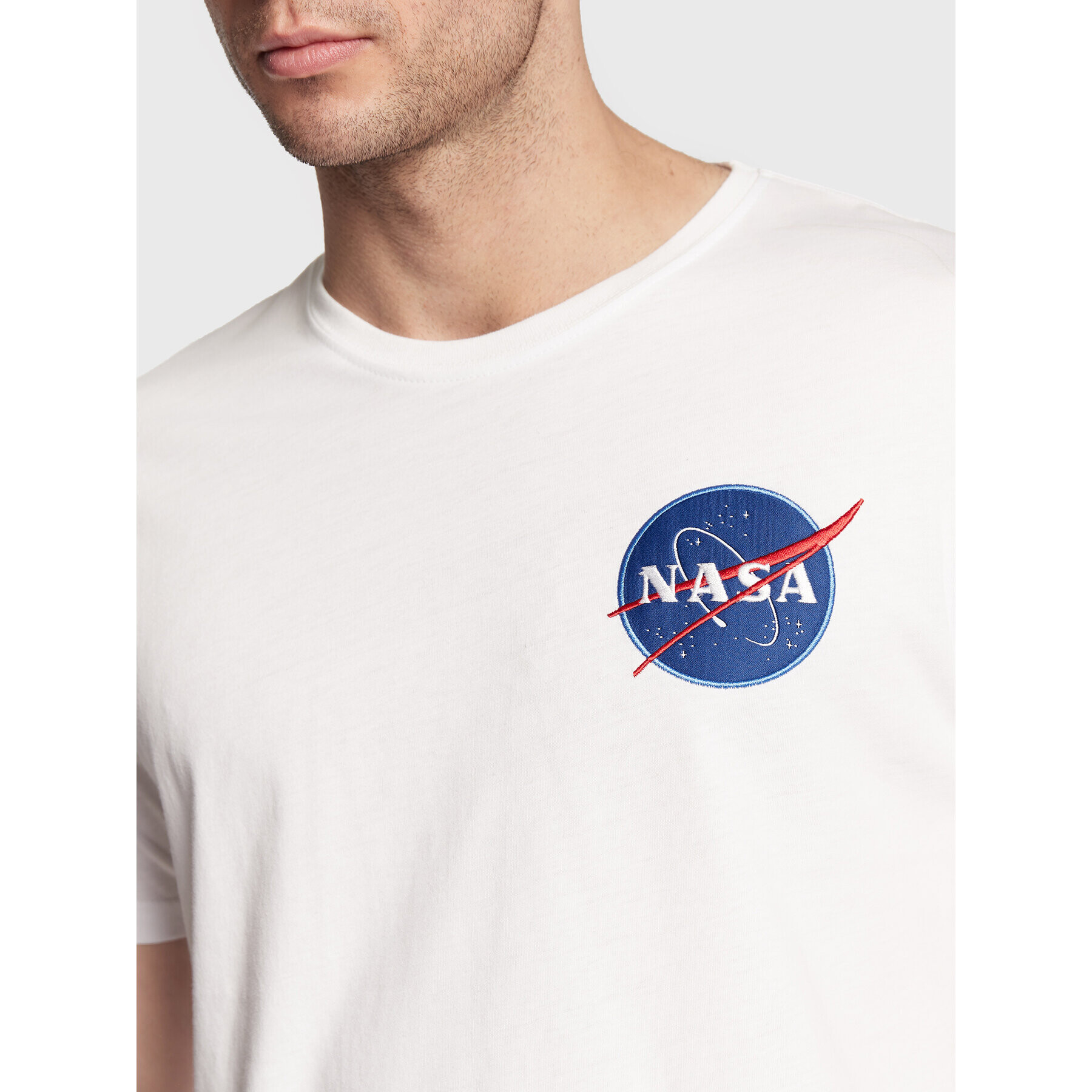 Alpha Industries T-Shirt Space Shuttle 176507 Bílá Regular Fit - Pepit.cz