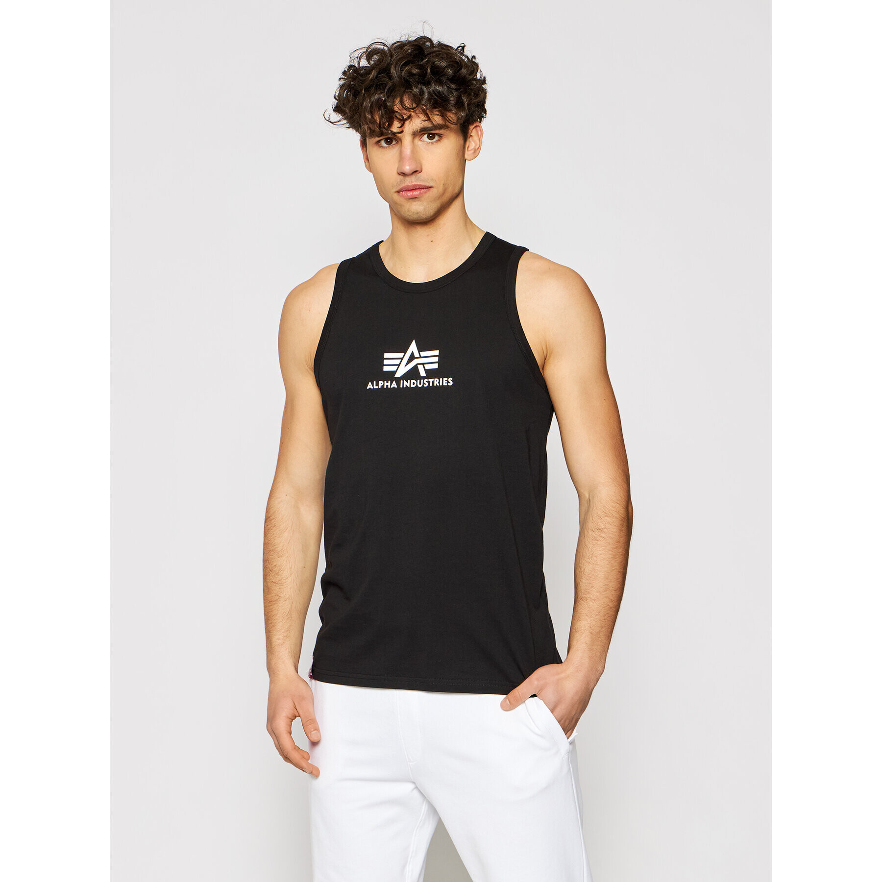 Alpha Industries Tank top Basic 126566 Černá Regular Fit - Pepit.cz