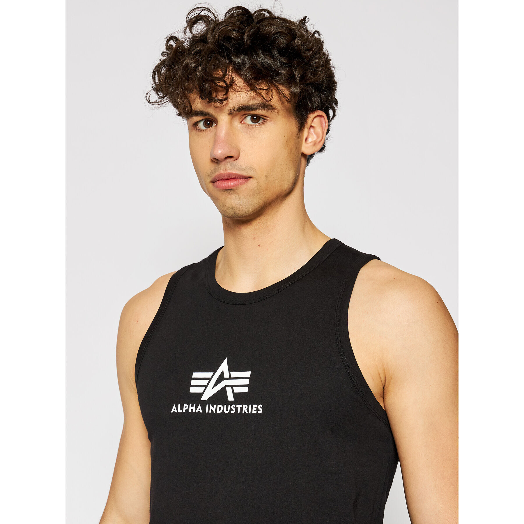 Alpha Industries Tank top Basic 126566 Černá Regular Fit - Pepit.cz