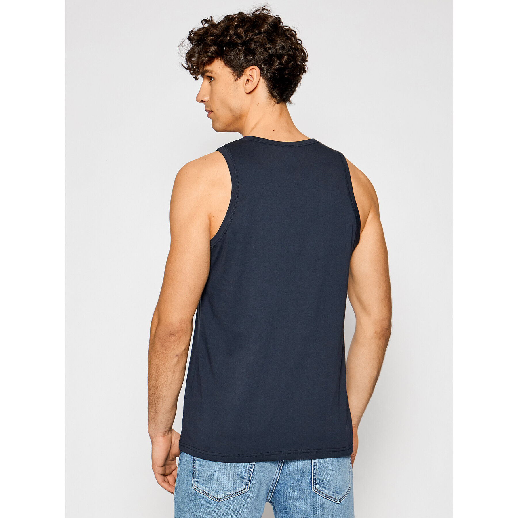 Alpha Industries Tank top Basic 126566 Tmavomodrá Regular Fit - Pepit.cz