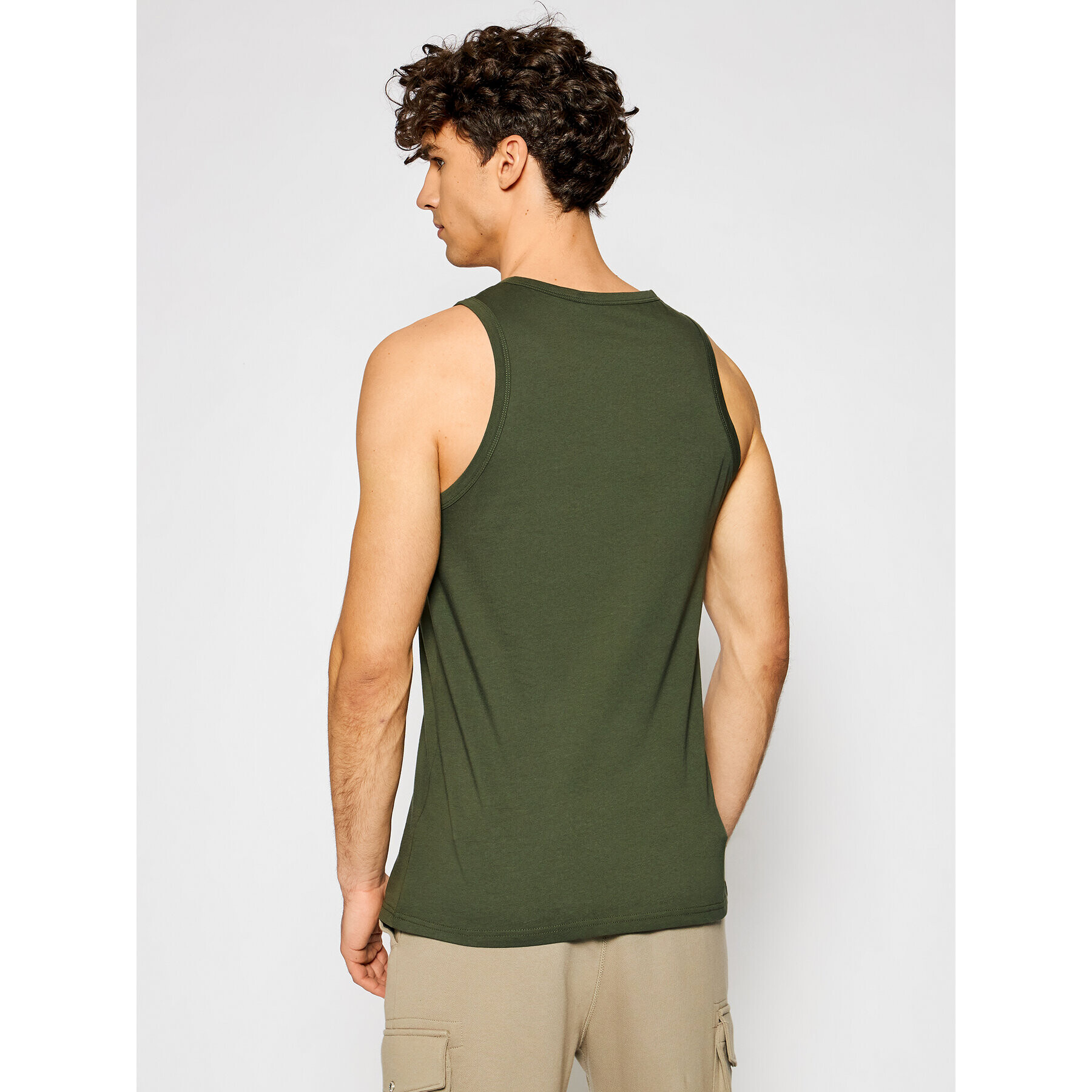 Alpha Industries Tank top Basic 126566 Zelená Regular Fit - Pepit.cz