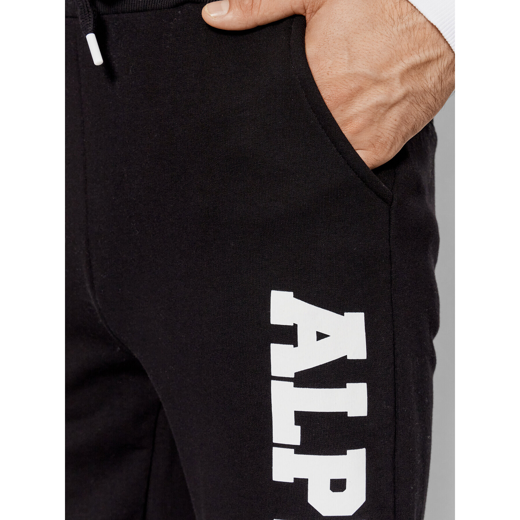 Alpha Industries Teplákové kalhoty Big Letters 126343 Černá Regular Fit - Pepit.cz