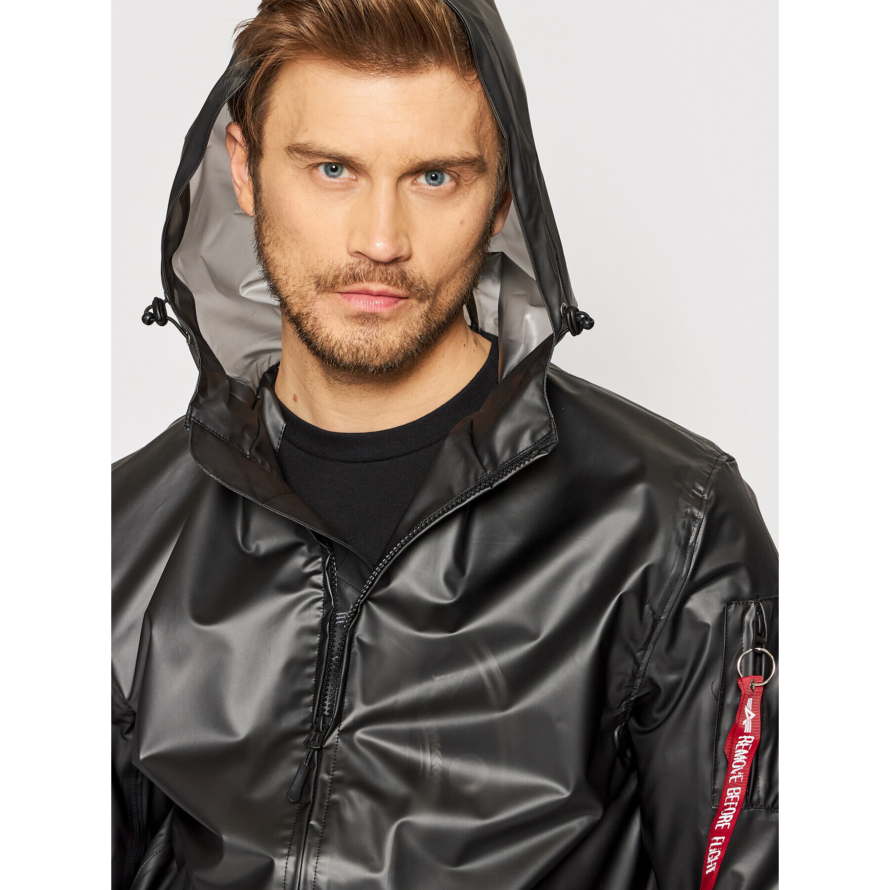 Alpha Industries Větrovka Rain Jacket 106102 Černá Regular Fit - Pepit.cz