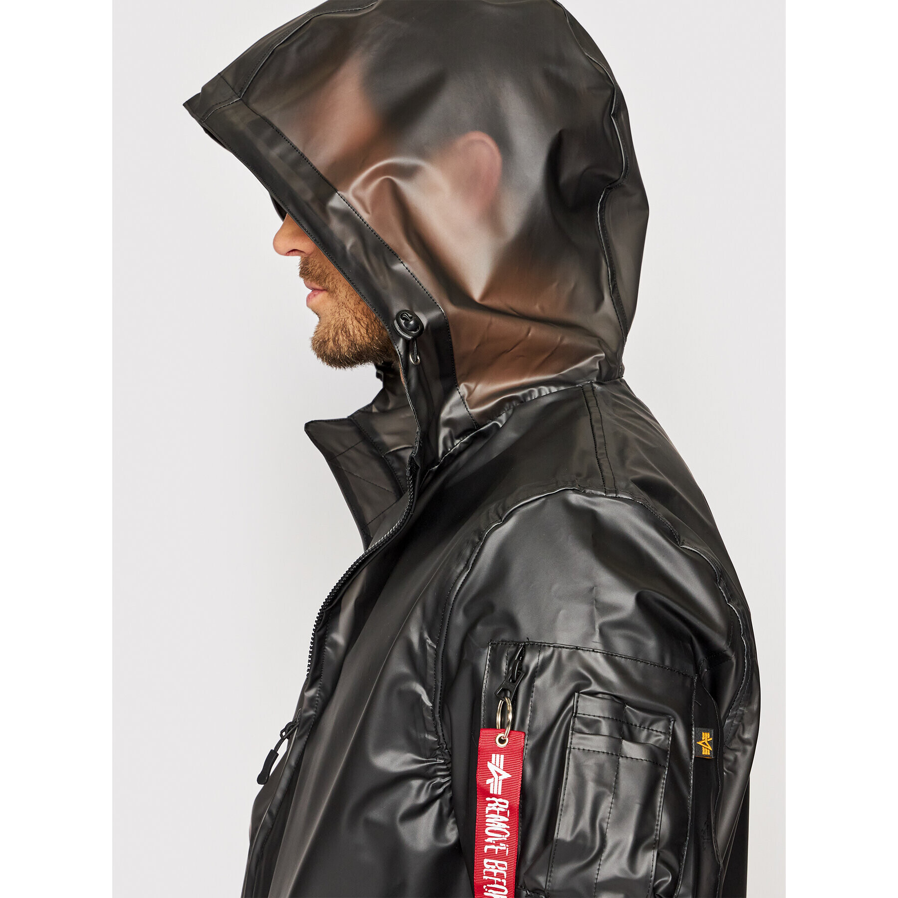 Alpha Industries Větrovka Rain Jacket 106102 Černá Regular Fit - Pepit.cz