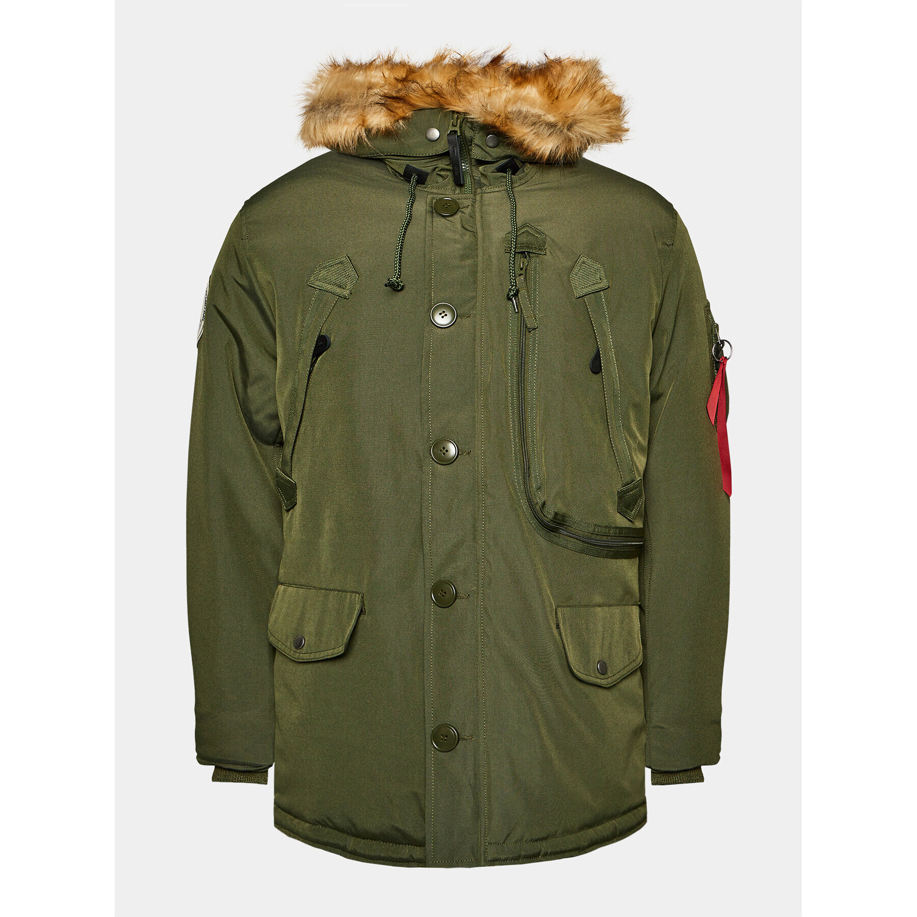 Alpha Industries Zimní bunda Polar 123144 Zelená Regular Fit - Pepit.cz