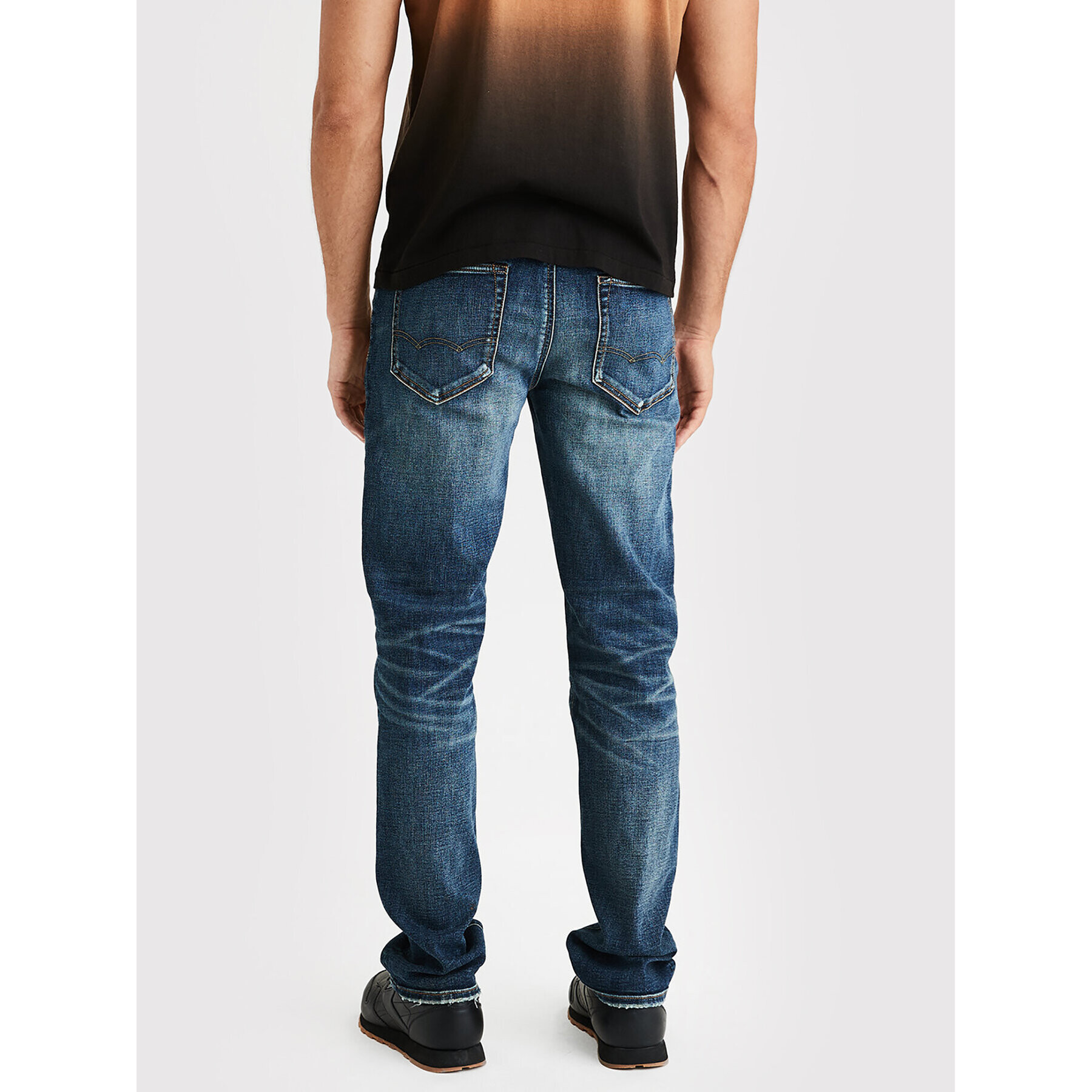 American Eagle Jeansy 011-0111-4891 Tmavomodrá Straight Fit - Pepit.cz