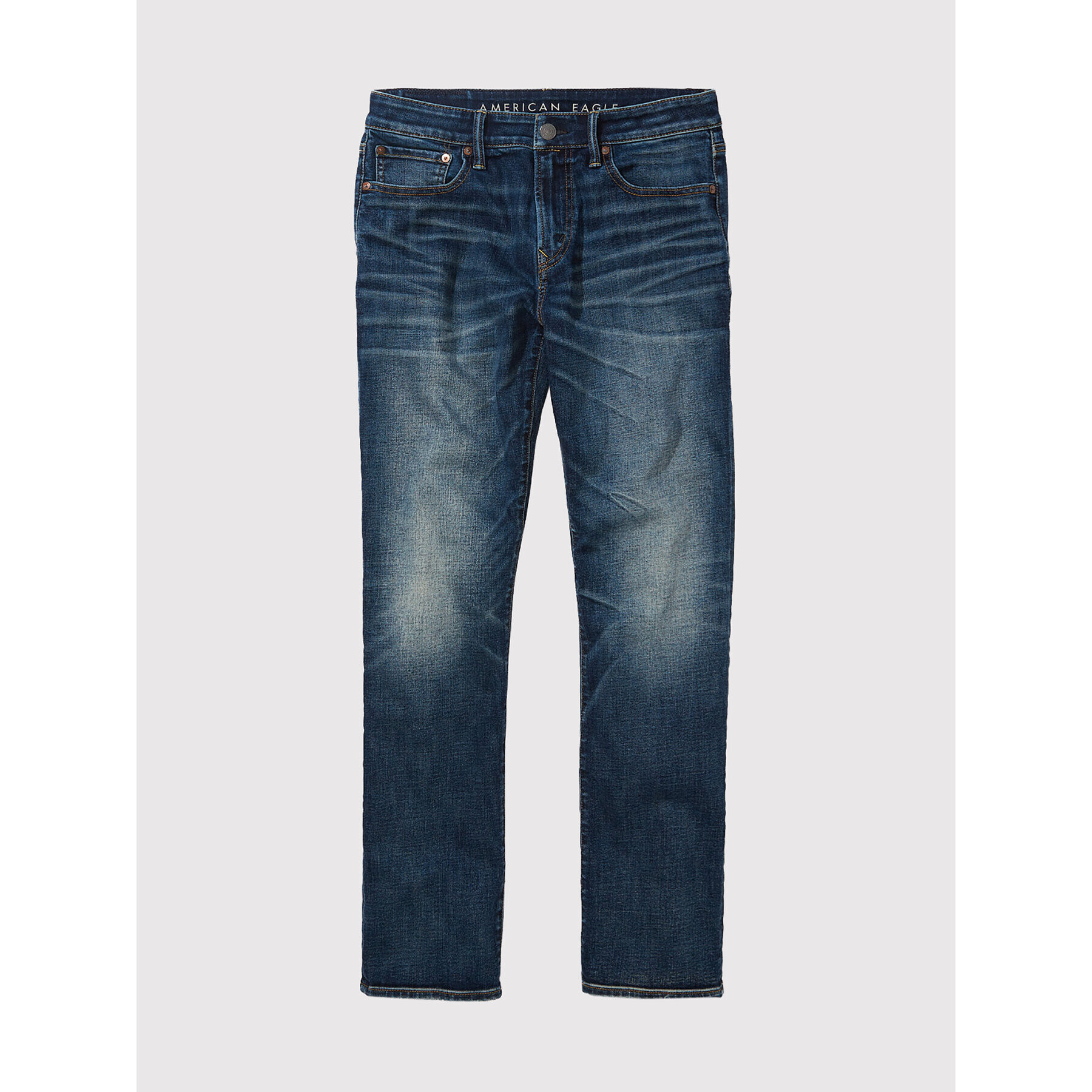 American Eagle Jeansy 011-0111-4891 Tmavomodrá Straight Fit - Pepit.cz