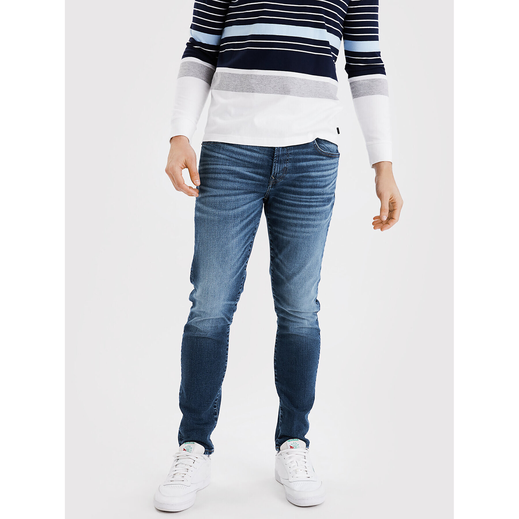 American Eagle Jeansy 011-0114-5358 Modrá Regular Fit - Pepit.cz