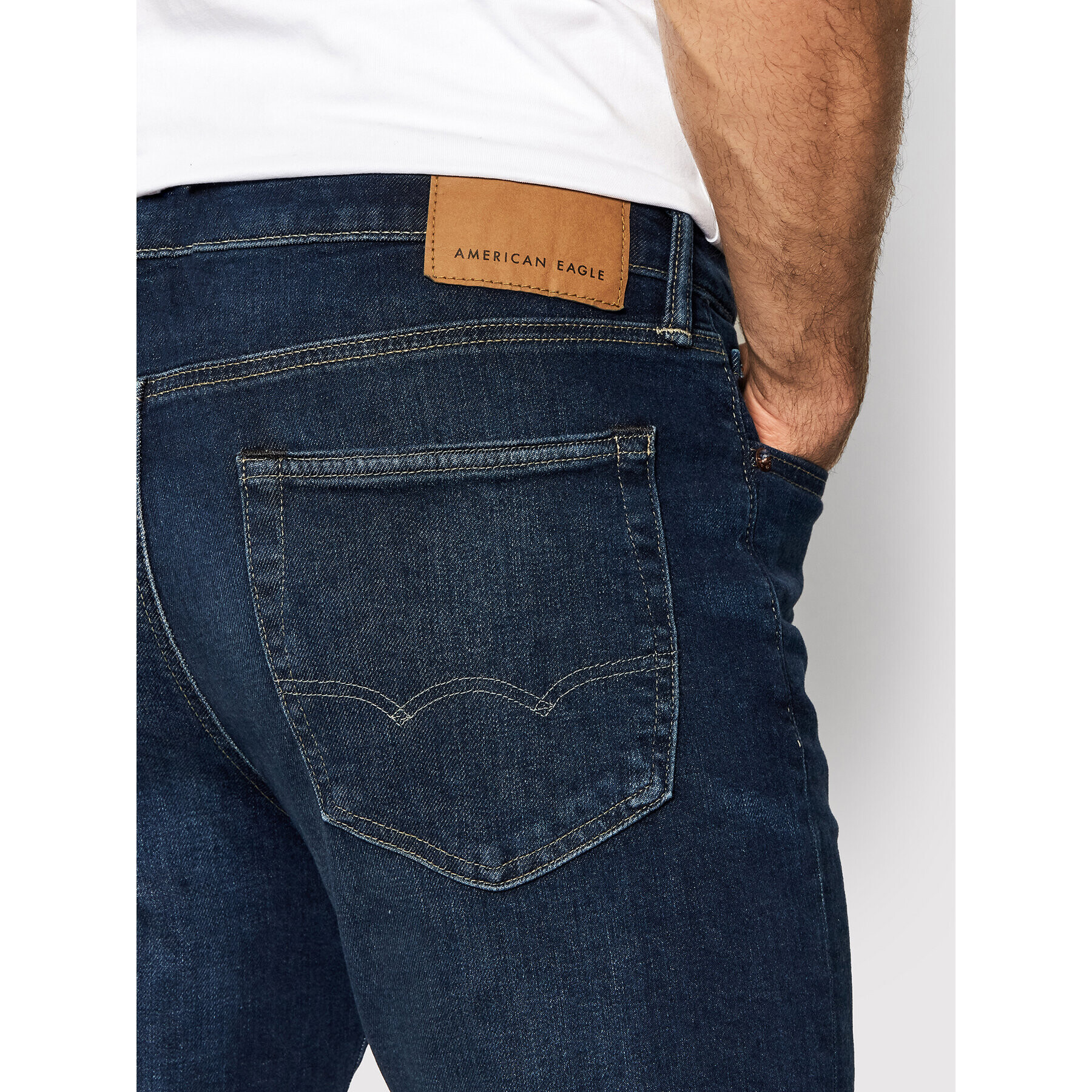 American Eagle Jeansy 011-0116-6020 Tmavomodrá Slim Fit - Pepit.cz