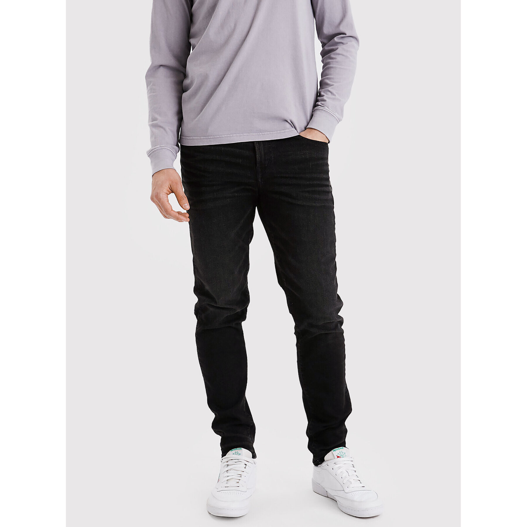 American Eagle Jeansy 011-0118-5307 Černá Athletic Fit - Pepit.cz