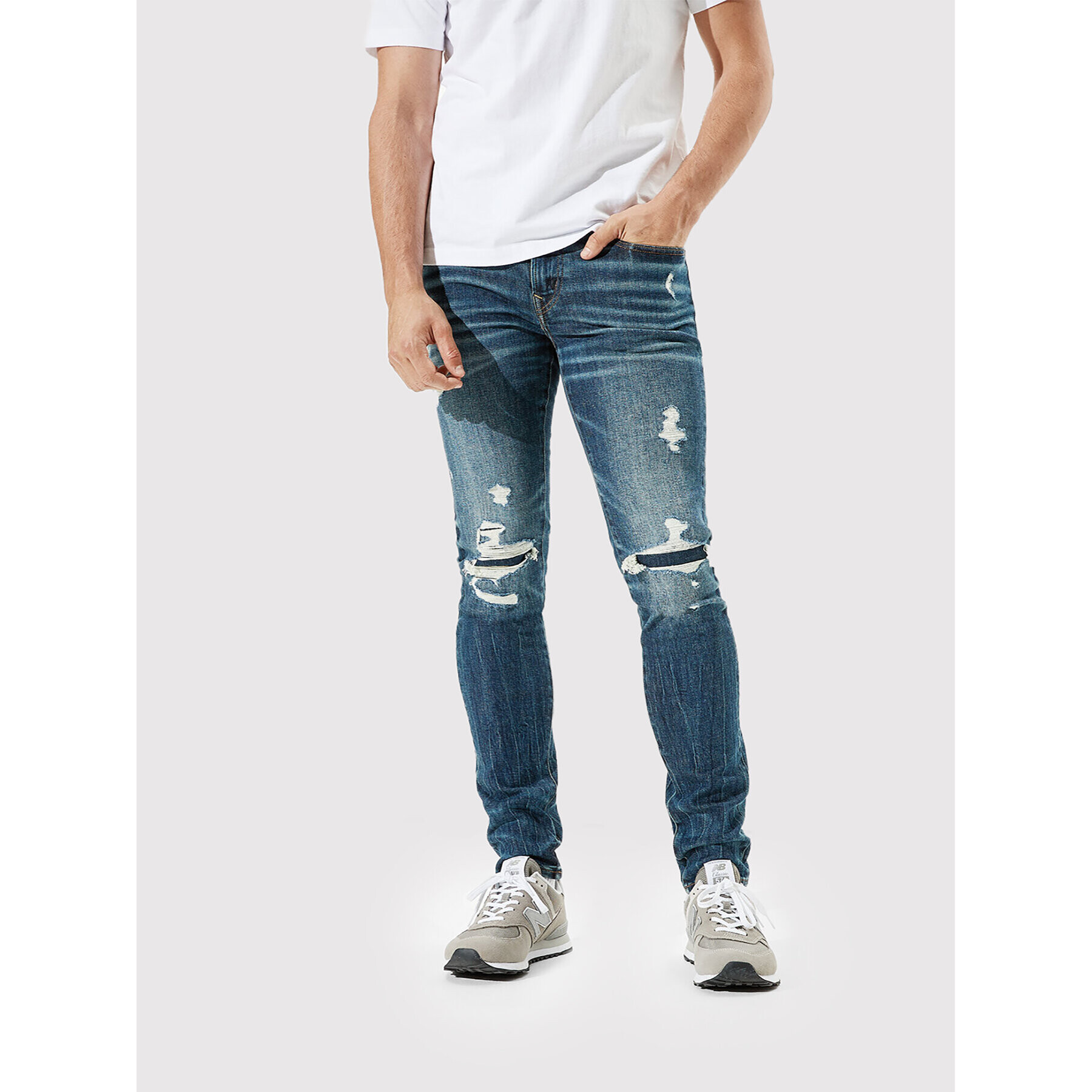 American Eagle Jeansy 011-0119-5634 Tmavomodrá Skinny Fit - Pepit.cz