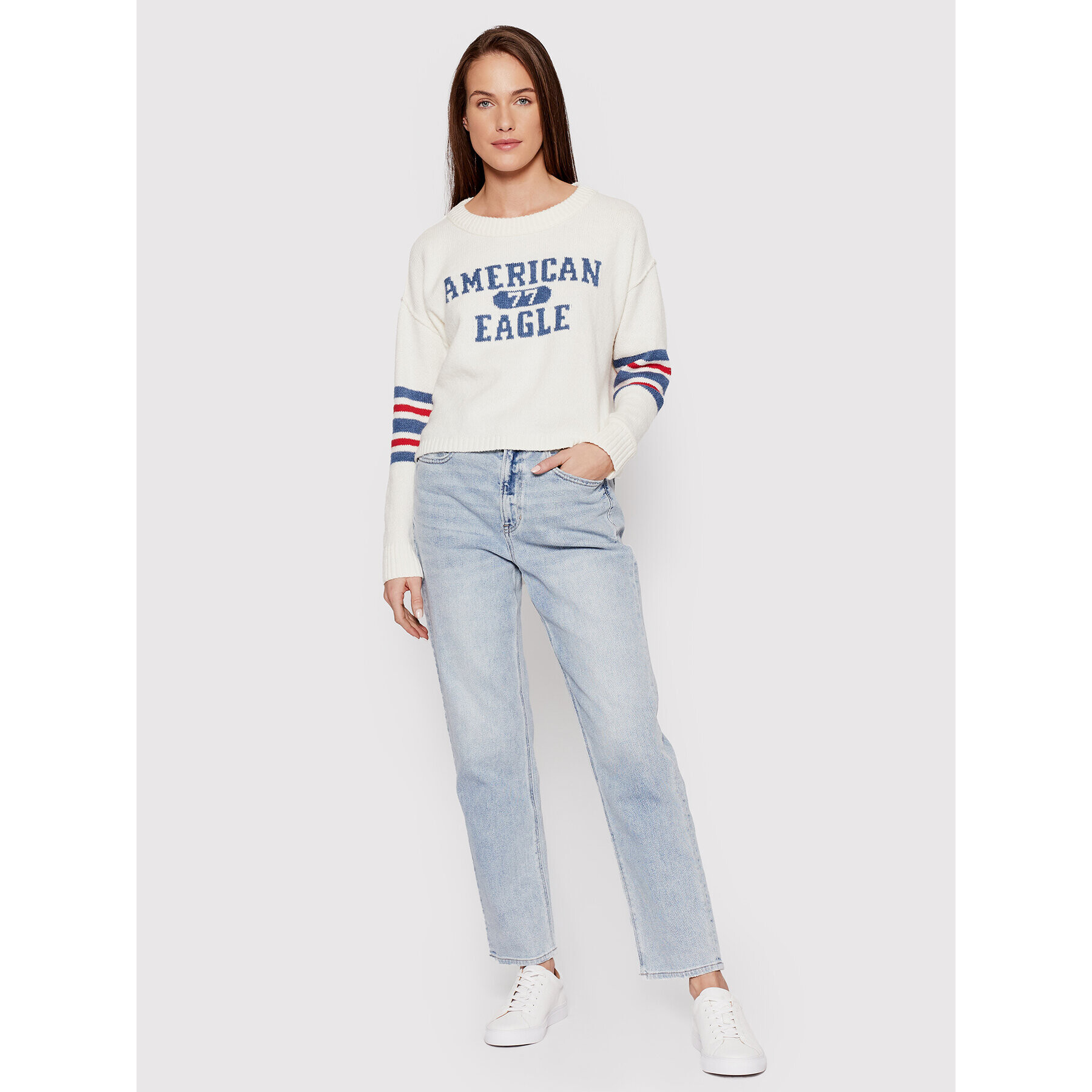 American Eagle Jeansy 043-0436-3455 Modrá Relaxed Fit - Pepit.cz