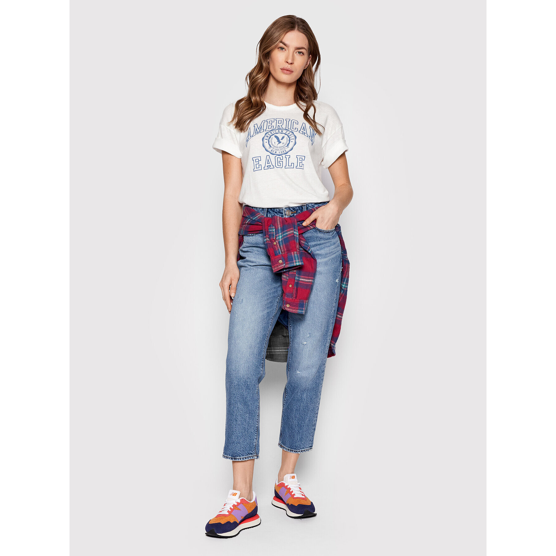 American Eagle Jeansy 043-3437-2759 Modrá Relaxed Fit - Pepit.cz