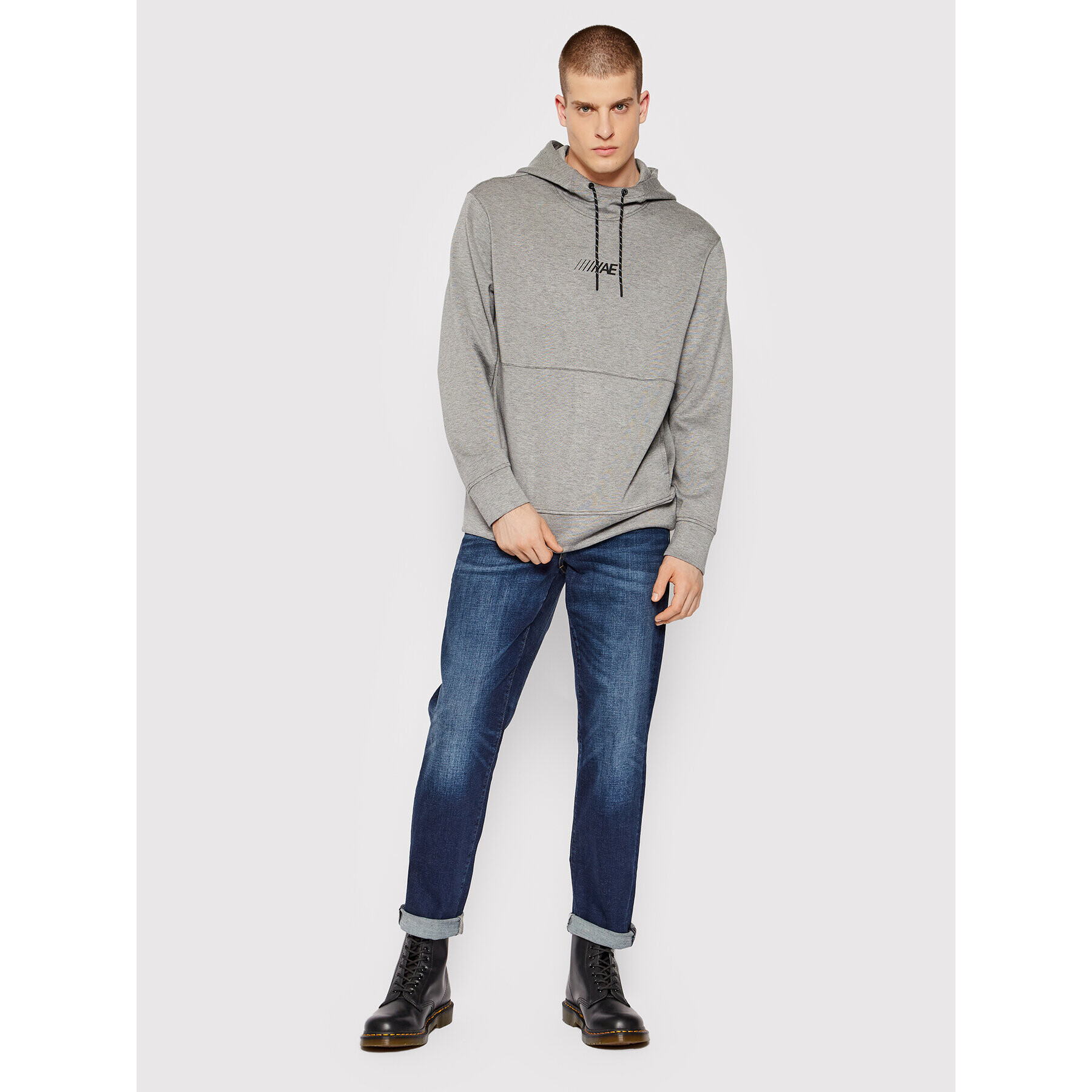 American Eagle Mikina 019-0193-1487 Šedá Regular Fit - Pepit.cz