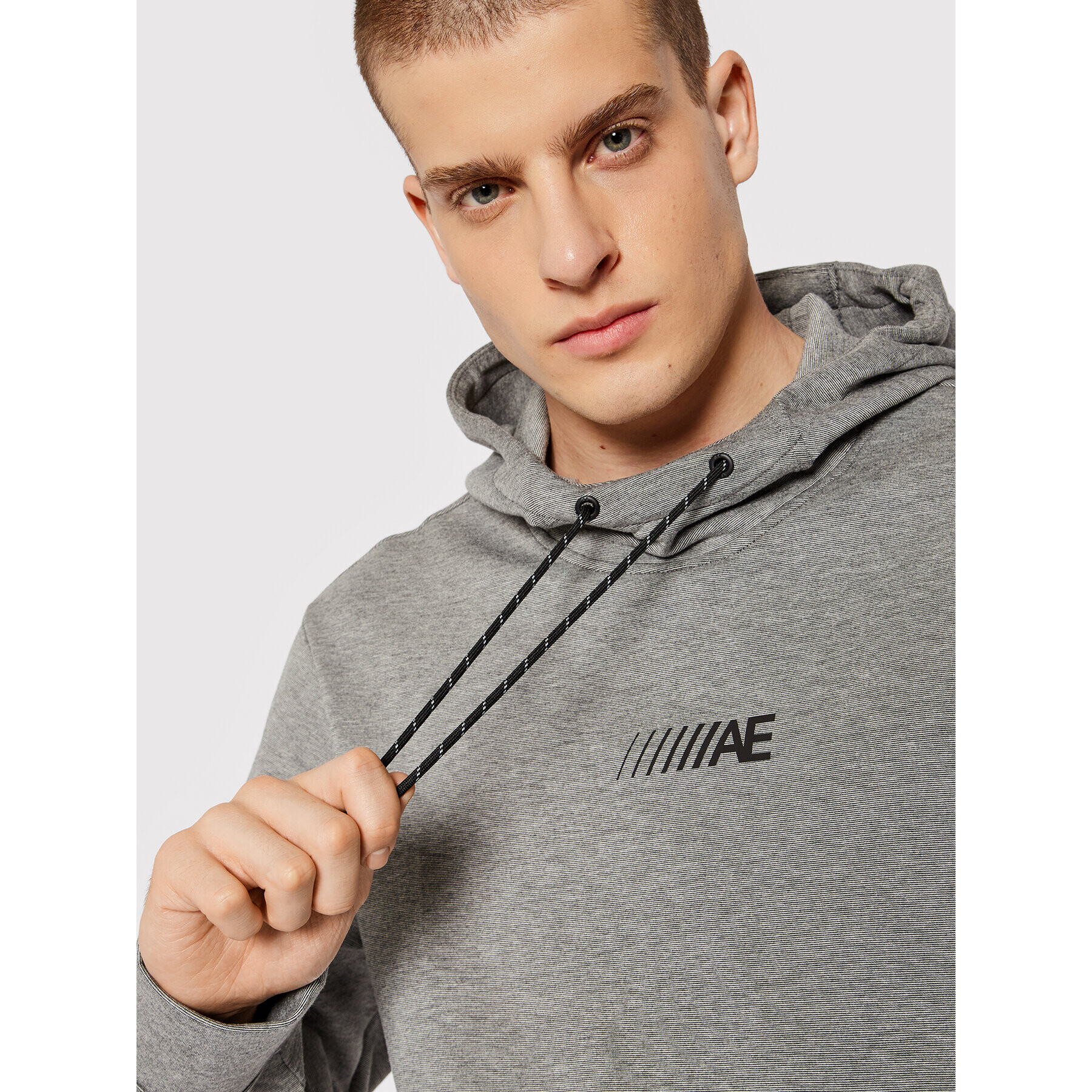 American Eagle Mikina 019-0193-1487 Šedá Regular Fit - Pepit.cz