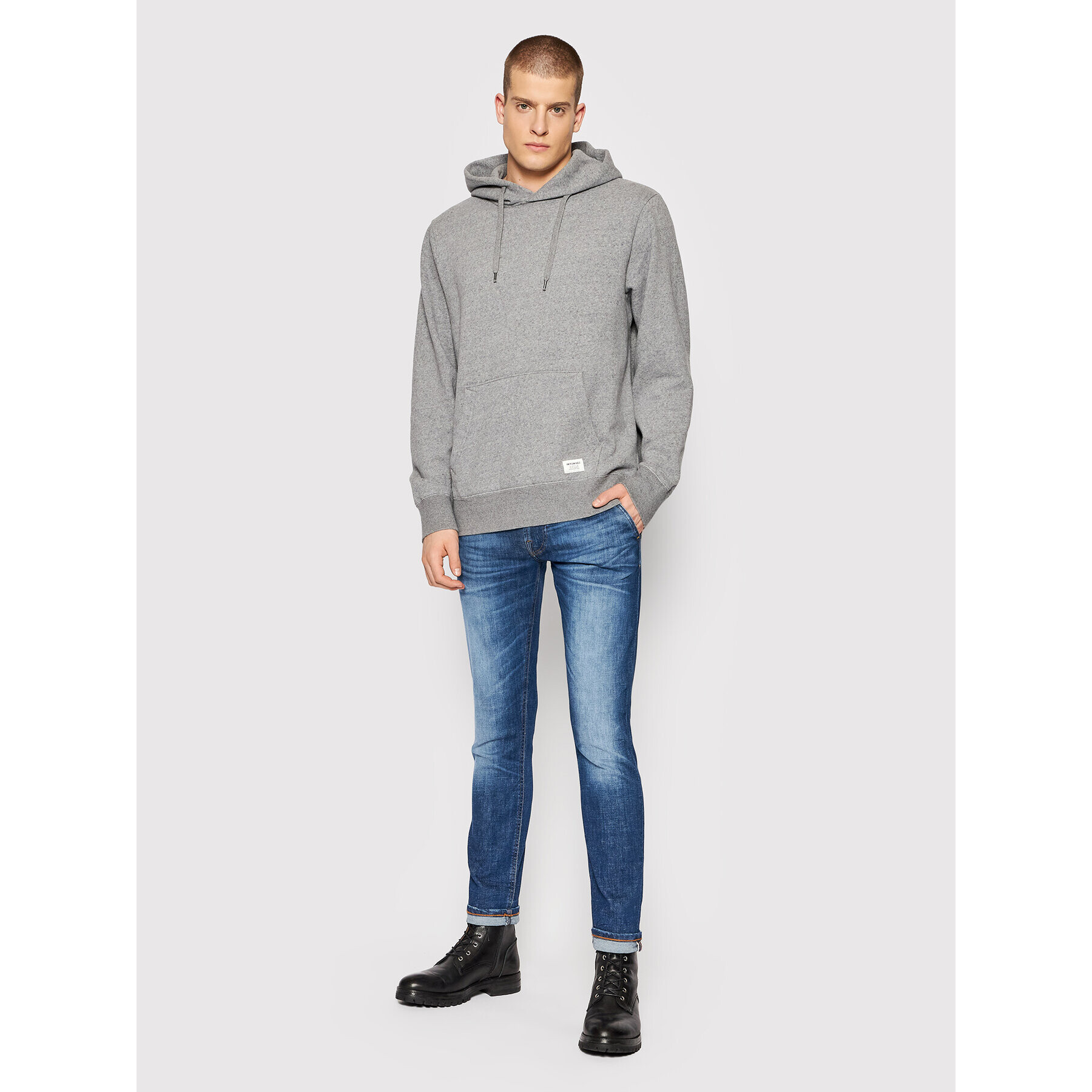 American Eagle Mikina 019-0193-1539 Šedá Regular Fit - Pepit.cz