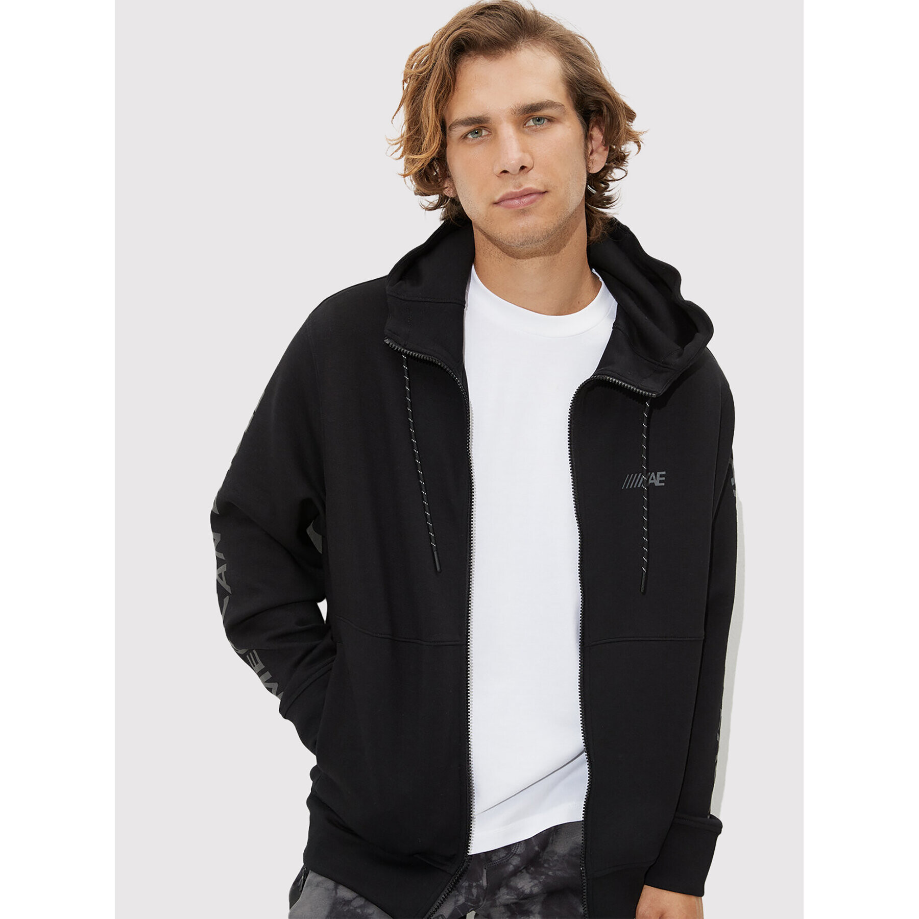 American Eagle Mikina 019-0196-1493 Černá Regular Fit - Pepit.cz