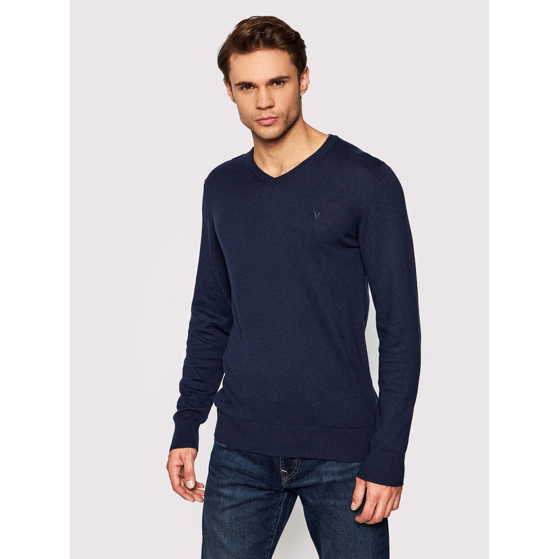 American Eagle Svetr 014-1144-1703 Tmavomodrá Regular Fit - Pepit.cz