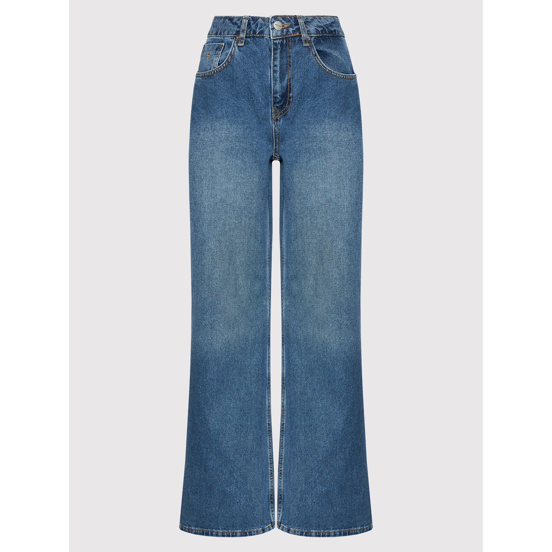 Americanos Jeansy Cartagena Modrá Wide Low-Rise - Pepit.cz