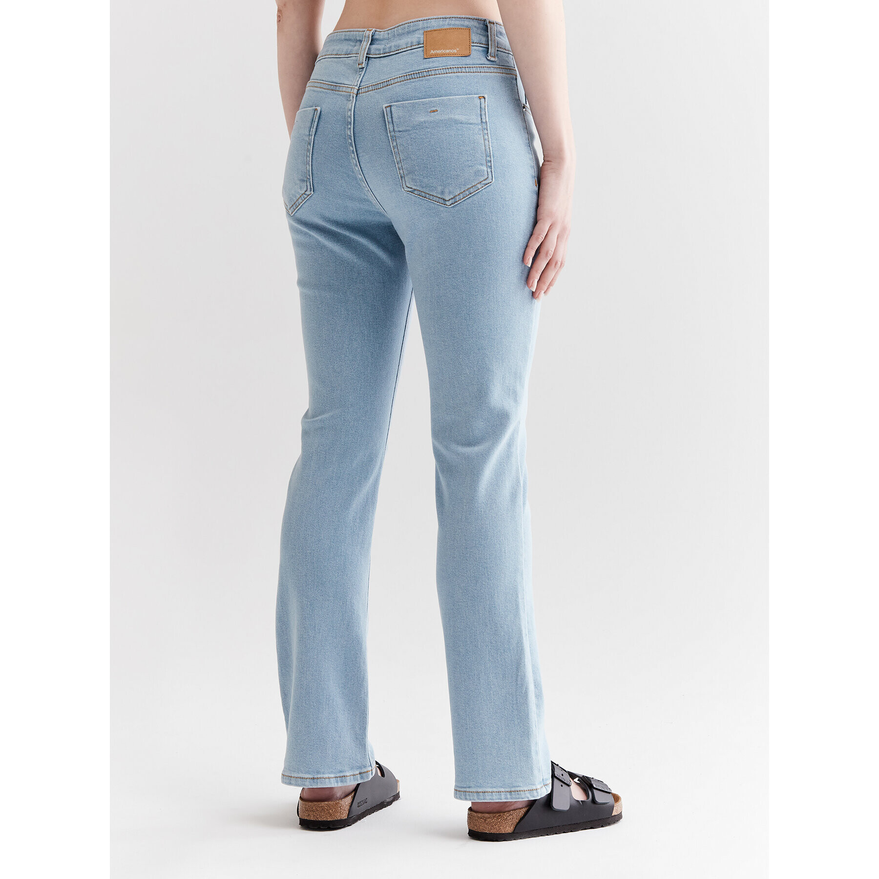 Americanos Jeansy Nashville Modrá Bootcut Fit - Pepit.cz