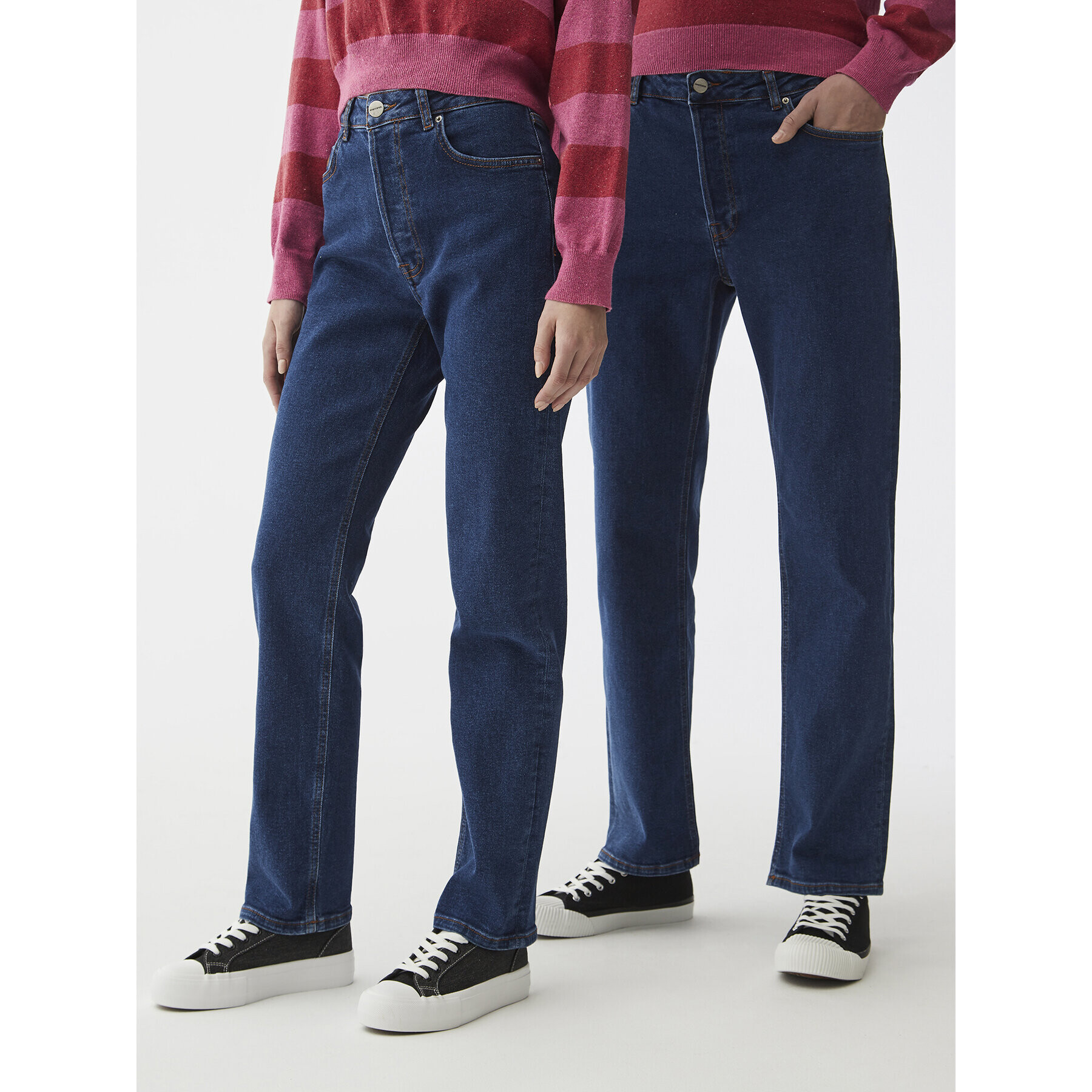 Americanos Jeansy Unisex Delaware Tmavomodrá Straight Leg - Pepit.cz