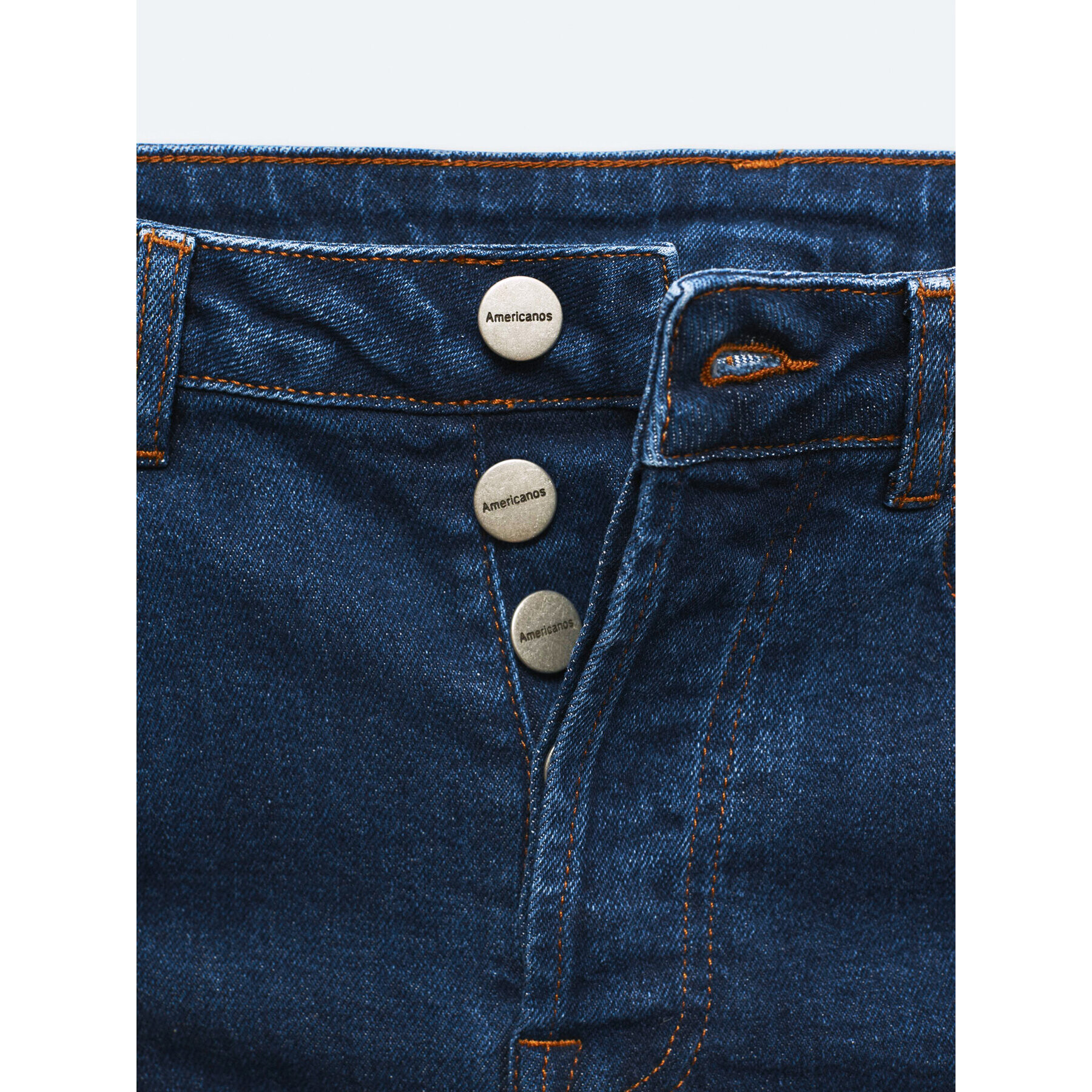 Americanos Jeansy Unisex Delaware Tmavomodrá Straight Leg - Pepit.cz