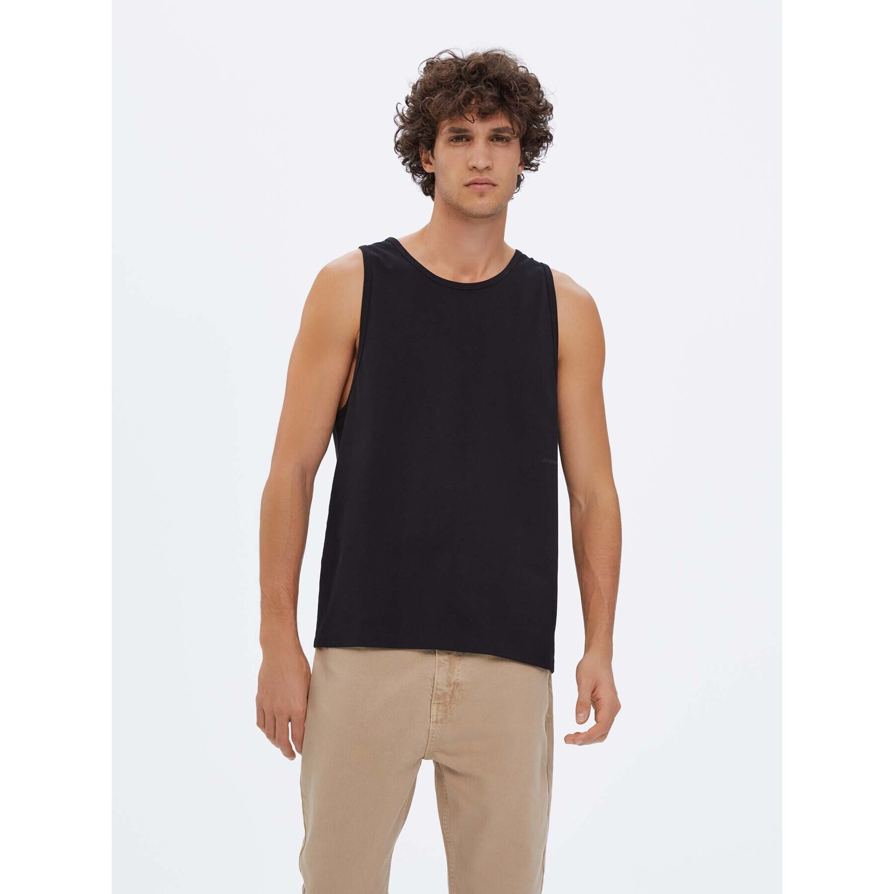 Americanos Tank top Kingston Černá Regular Fit - Pepit.cz