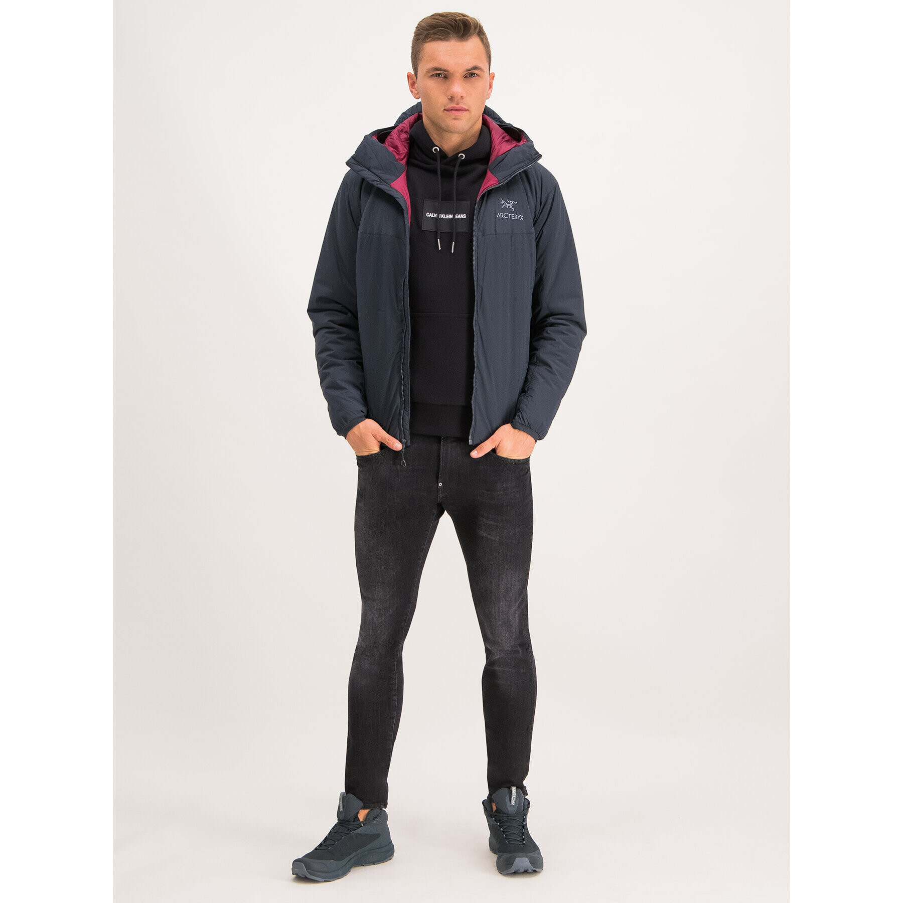 Arc'teryx Zimní bunda Atom 24477 Tmavomodrá Regular Fit - Pepit.cz