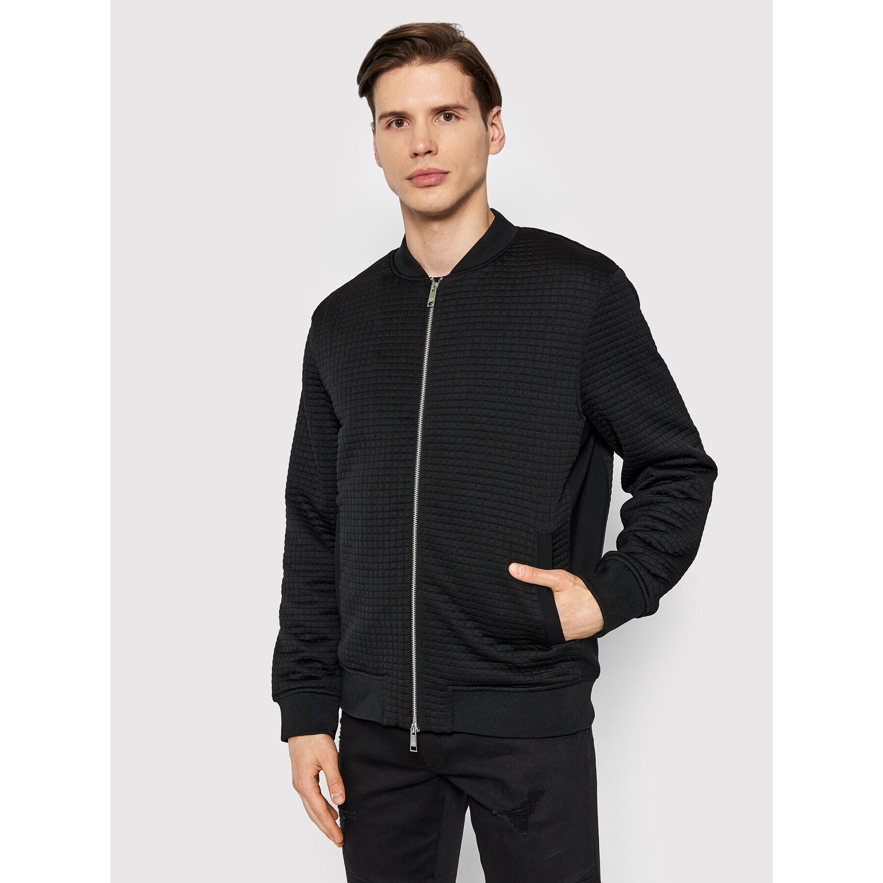 Armani Exchange Bunda bomber 3LZBFW ZJY8Z 1200 Černá Regular Fit - Pepit.cz