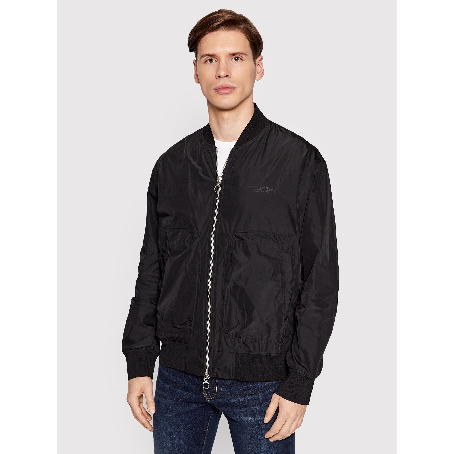 Armani Exchange Bunda bomber 3LZBL2 ZNSPZ 1200 Černá Regular Fit - Pepit.cz