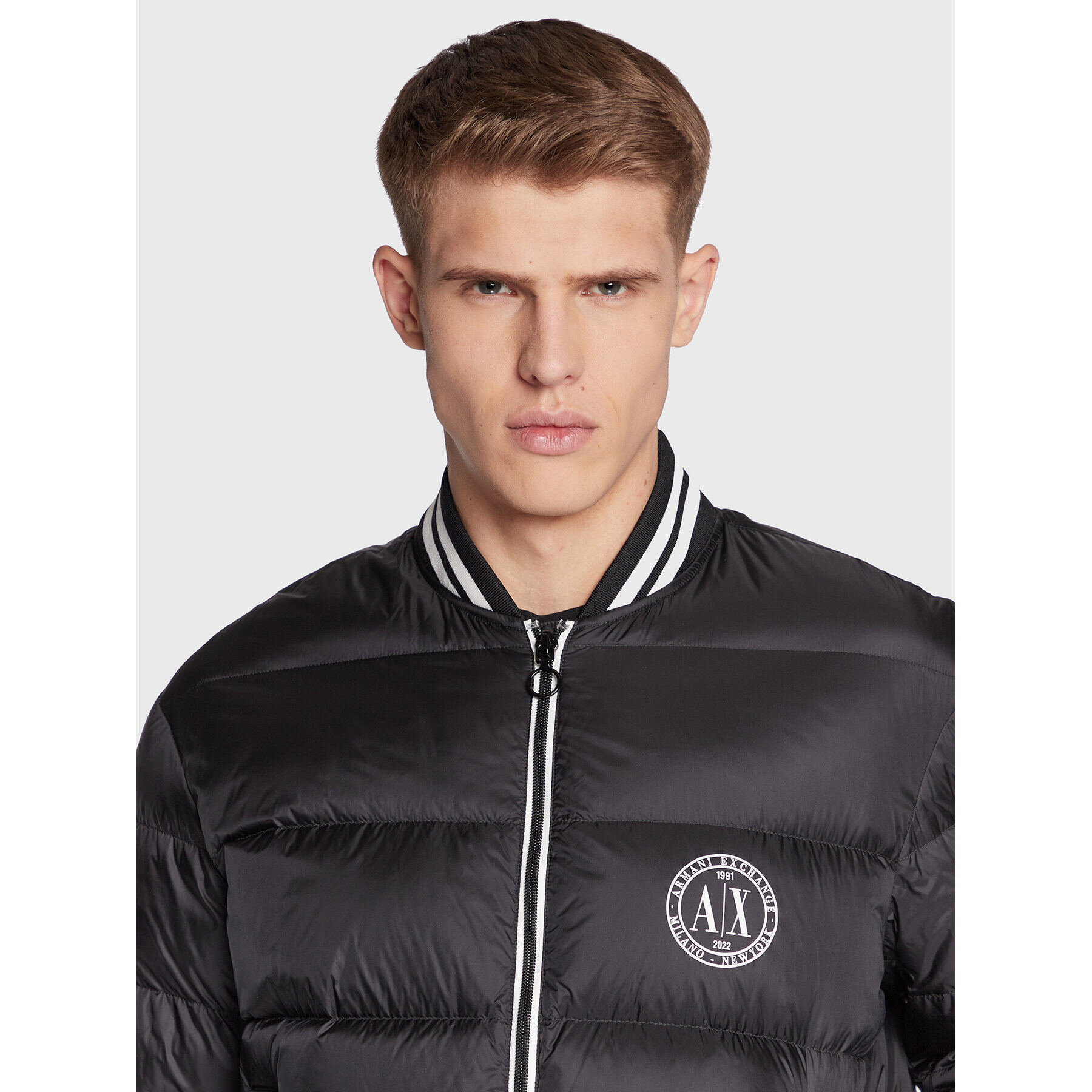 Armani Exchange Bunda bomber 6LZBL8 ZNWRZ 1200 Černá Regular Fit - Pepit.cz