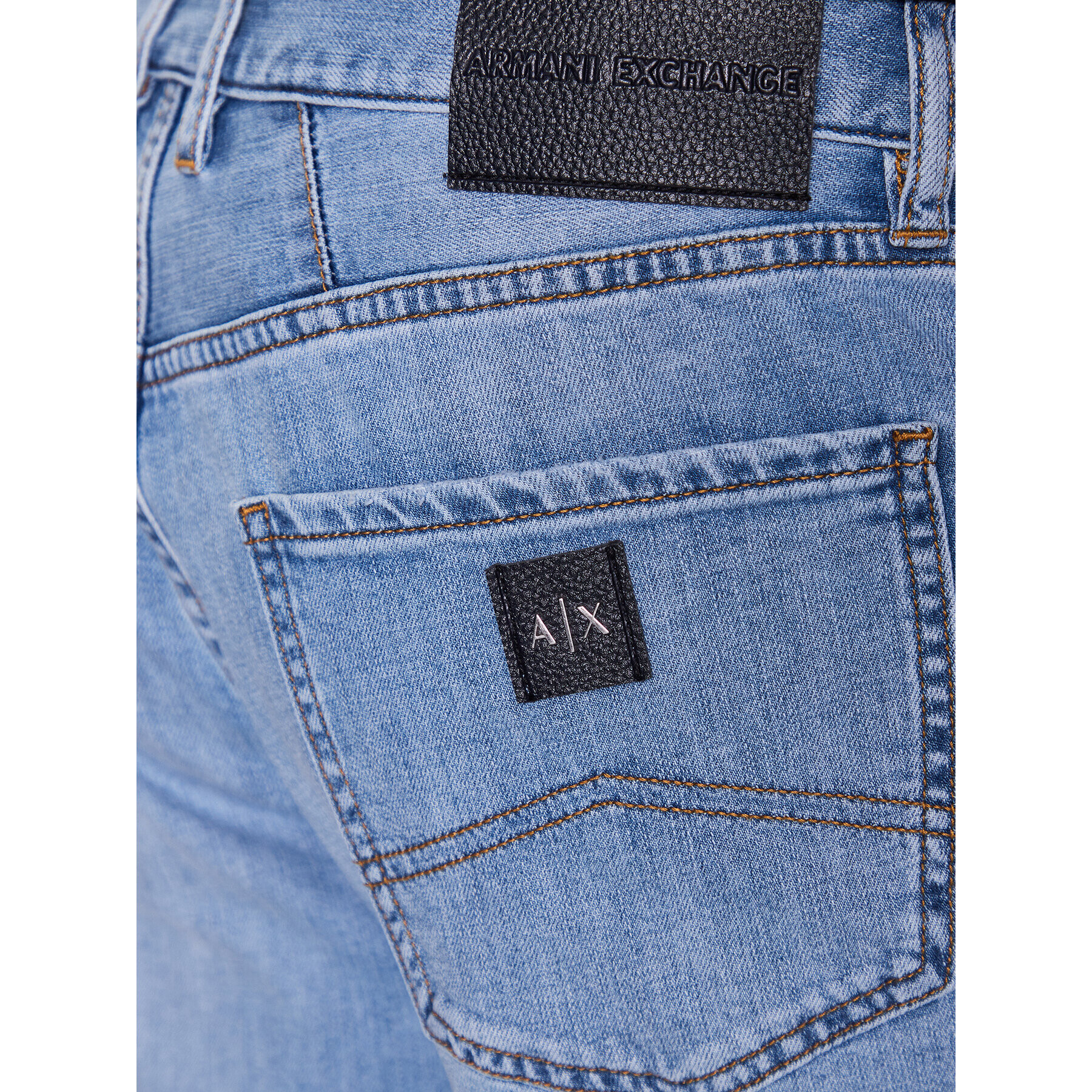 Armani Exchange Džínové šortky 3RZJ65 Z3UGZ 1500 Modrá Slim Fit - Pepit.cz