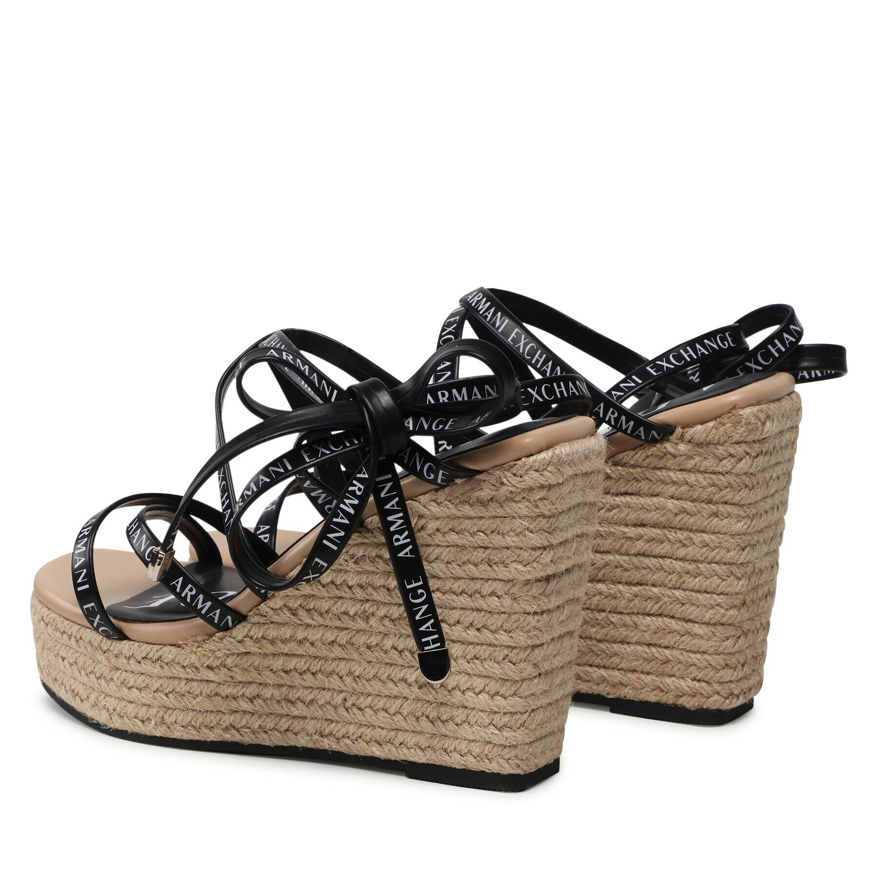 Armani Exchange Espadrilky XDP035 XV690 00002 Černá - Pepit.cz