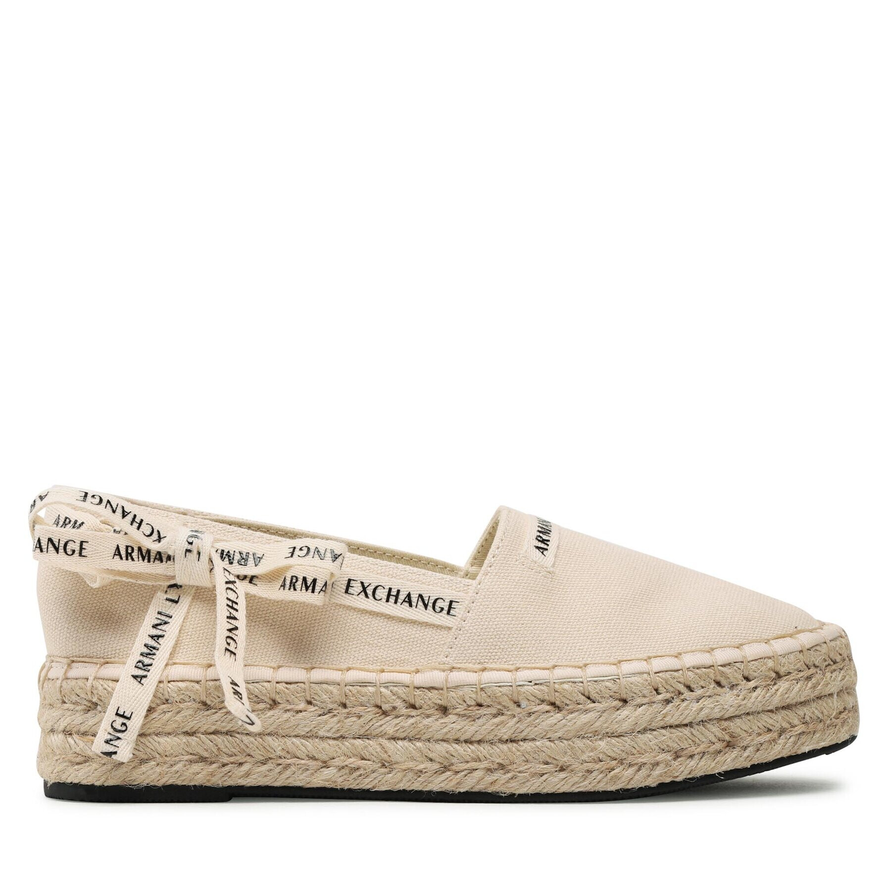 Armani Exchange Espadrilky XDS004 XV681 00127 Écru - Pepit.cz