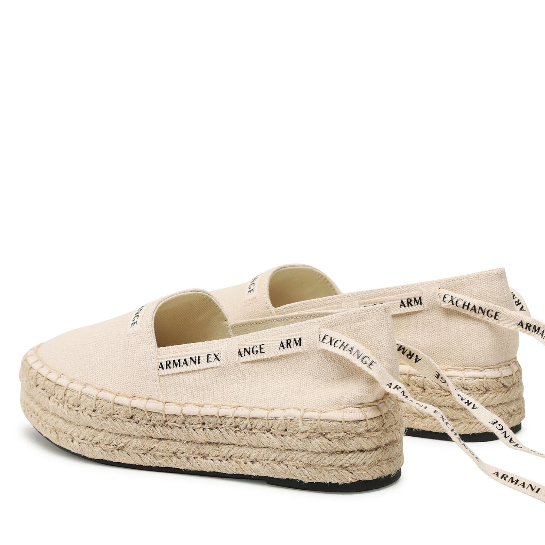 Armani Exchange Espadrilky XDS004 XV681 00127 Écru - Pepit.cz