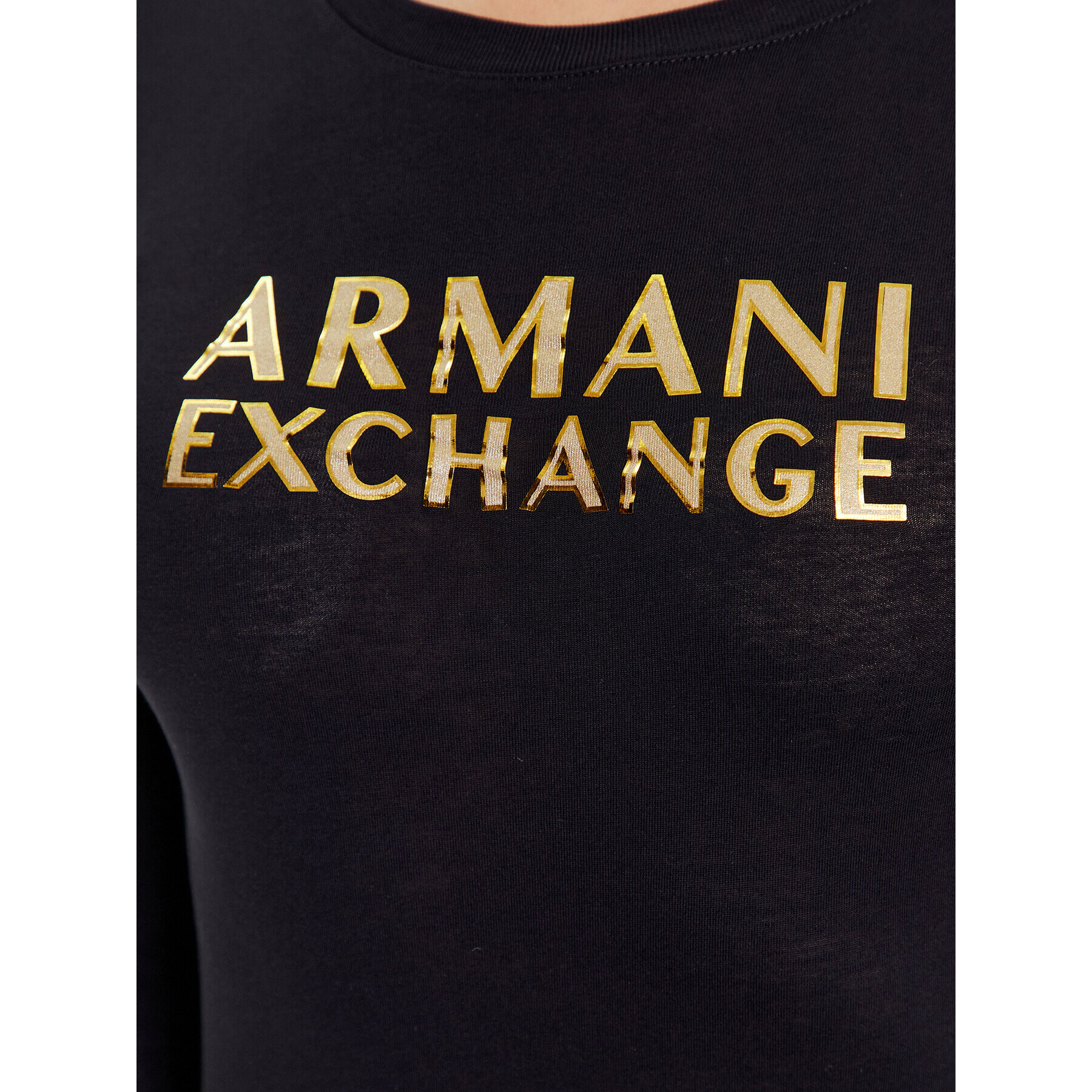 Armani Exchange Halenka 6RYT56 YJ8QZ 1200 Černá Regular Fit - Pepit.cz