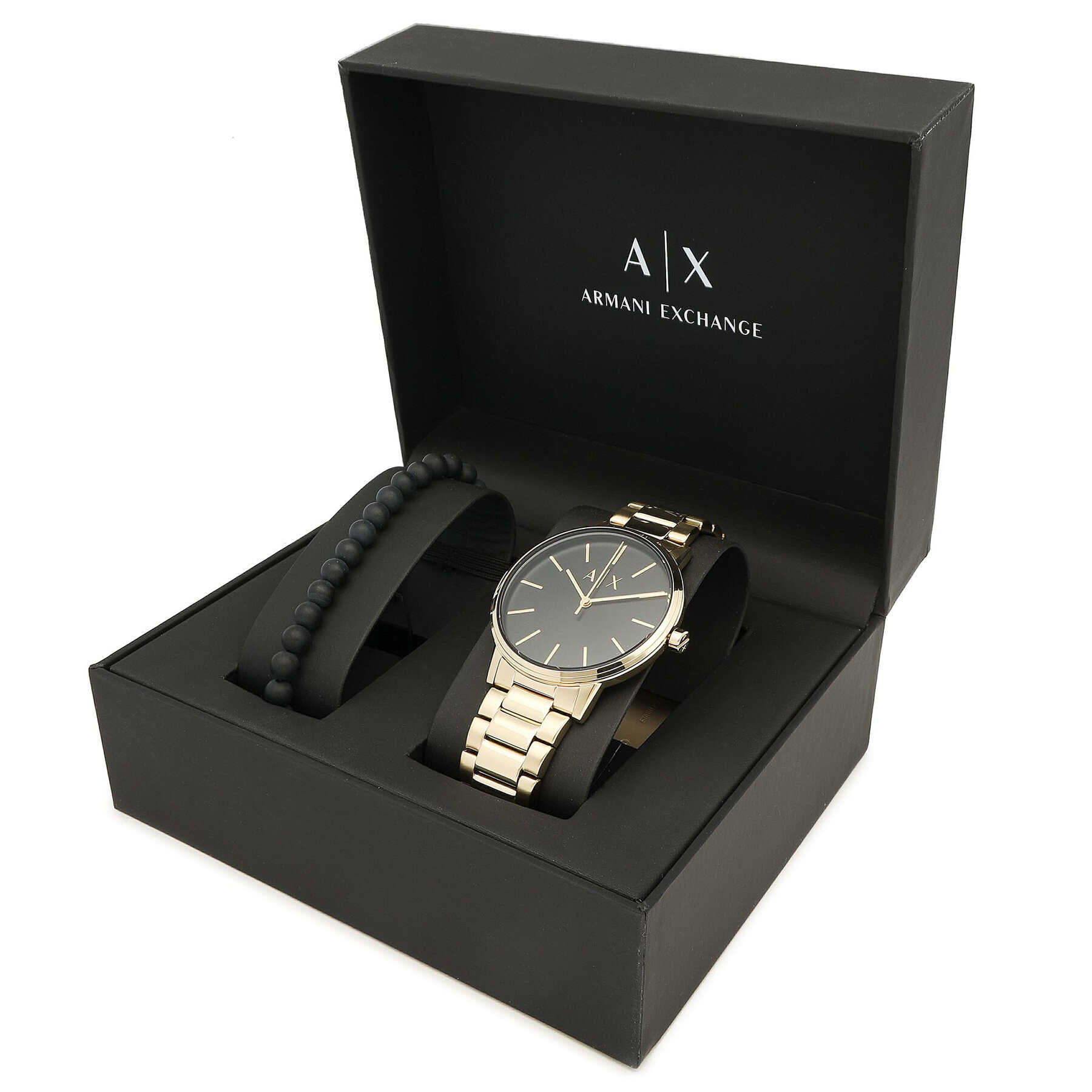 Armani Exchange Hodinky Cayde Gift Set AX7119 Zlatá - Pepit.cz